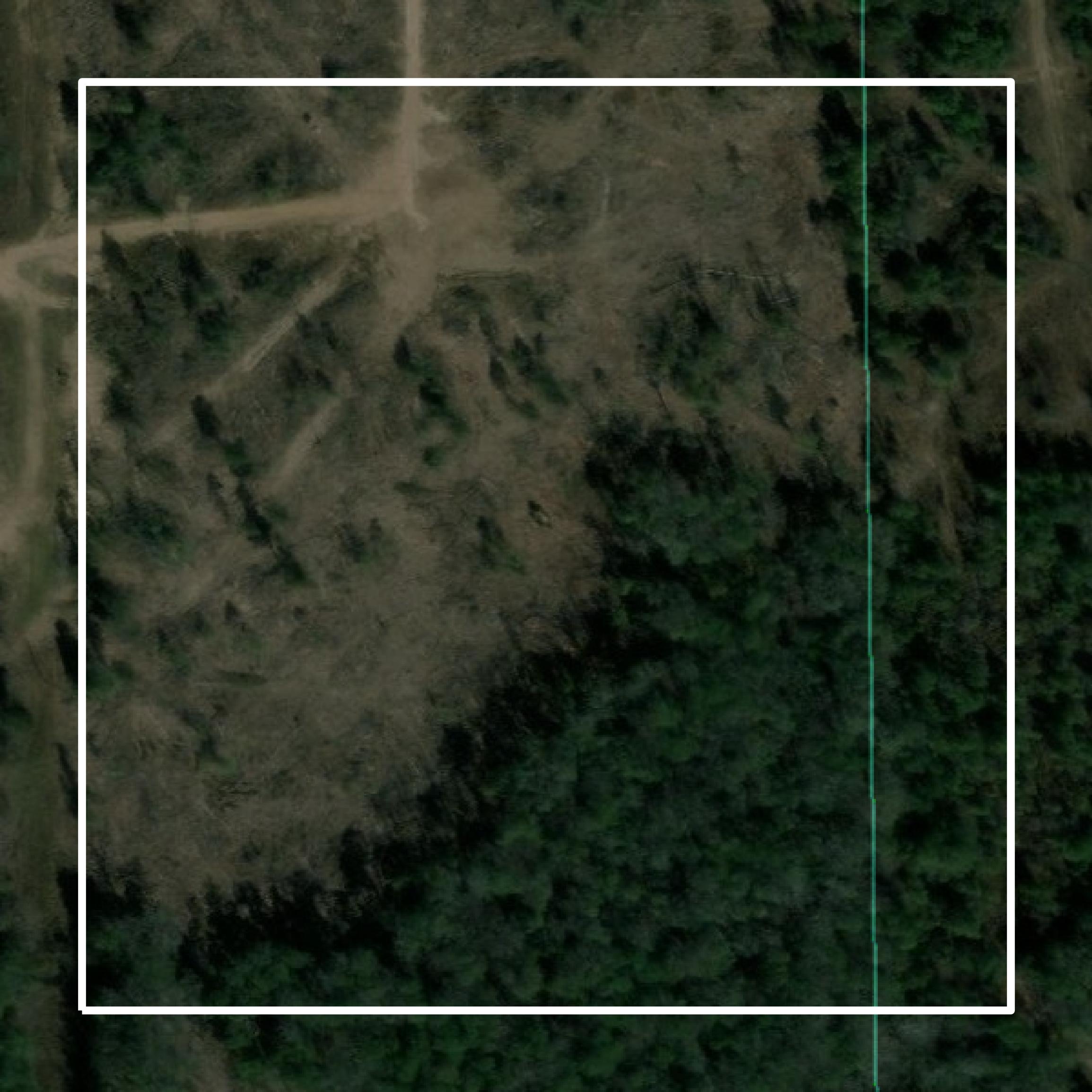 This image shows parcel and building data in Autauga County created using GIS data in Equator.