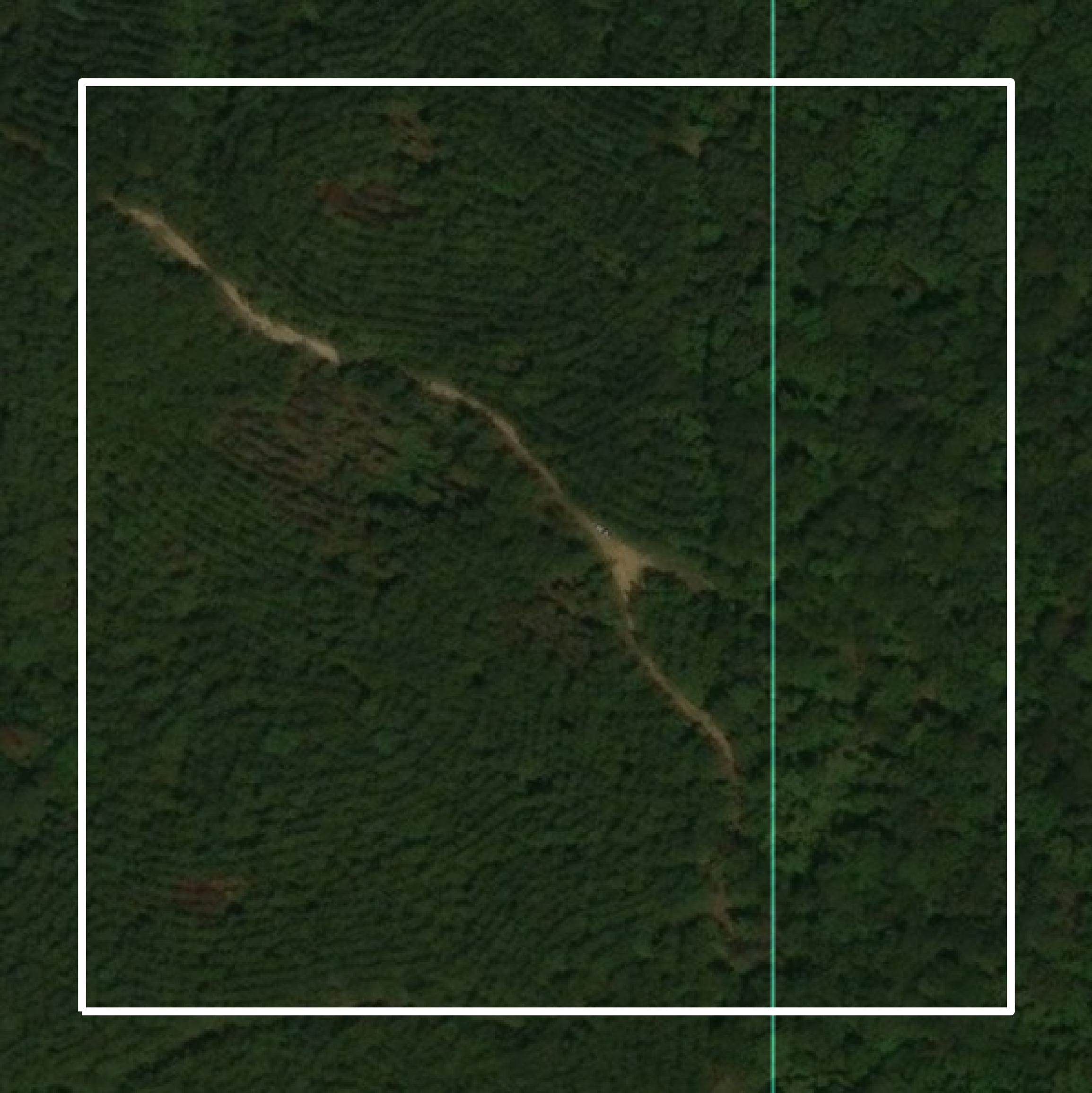 This image shows parcel and building data in Bibb County created using GIS data in Equator.