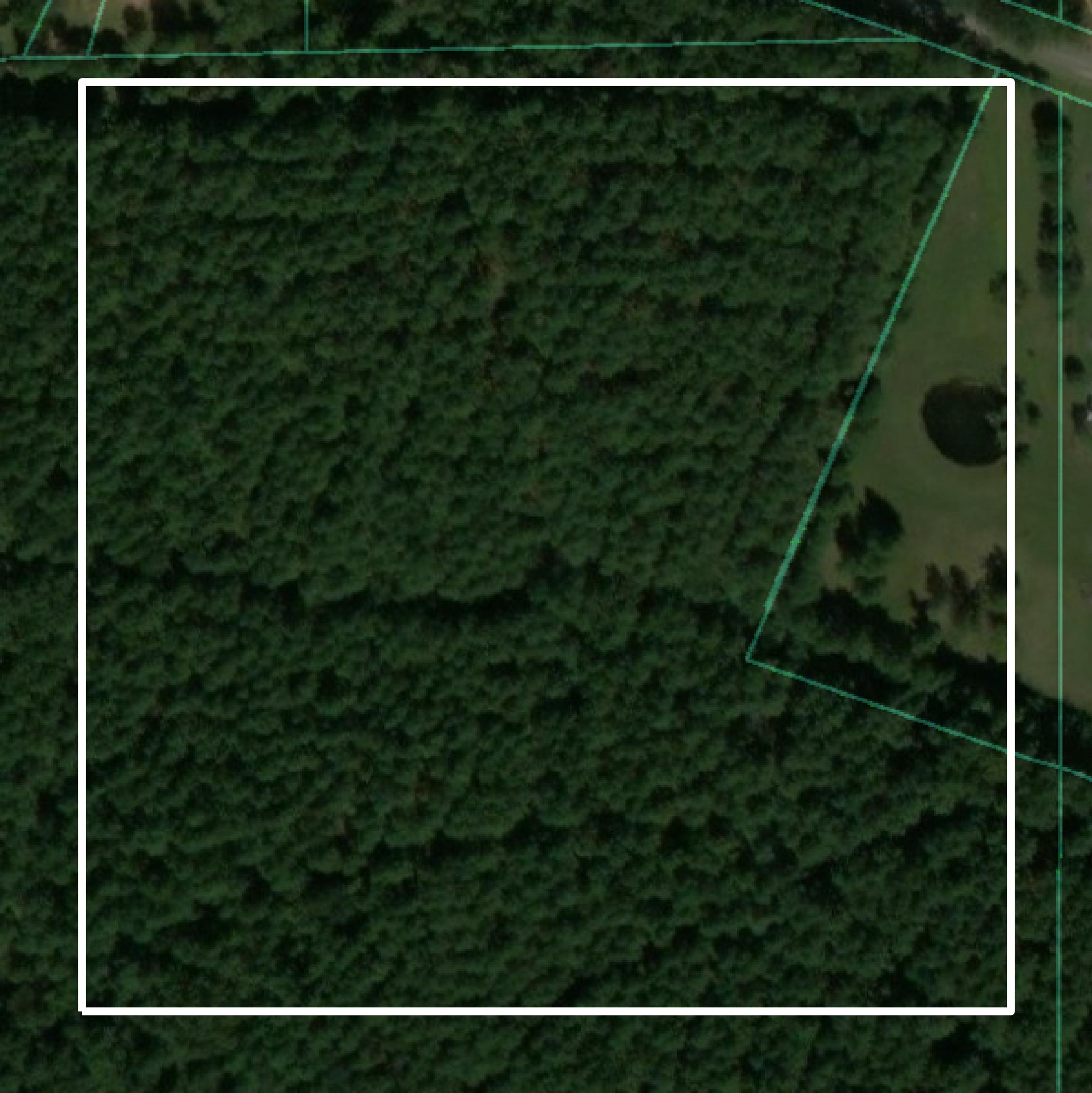 This image shows parcel and building data in Cherokee County created using GIS data in Equator.