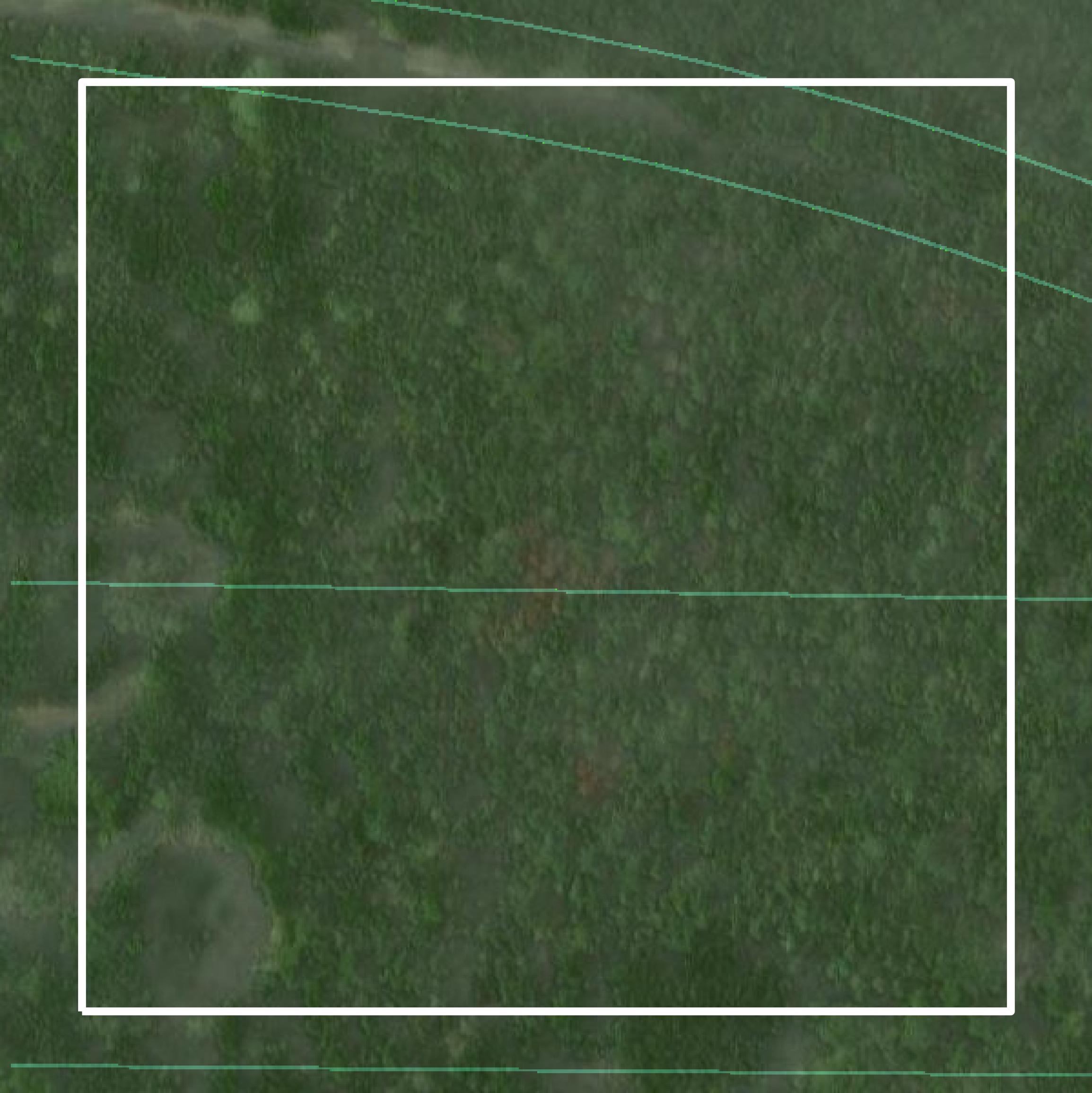 This image shows parcel and building data in Choctaw County created using GIS data in Equator.