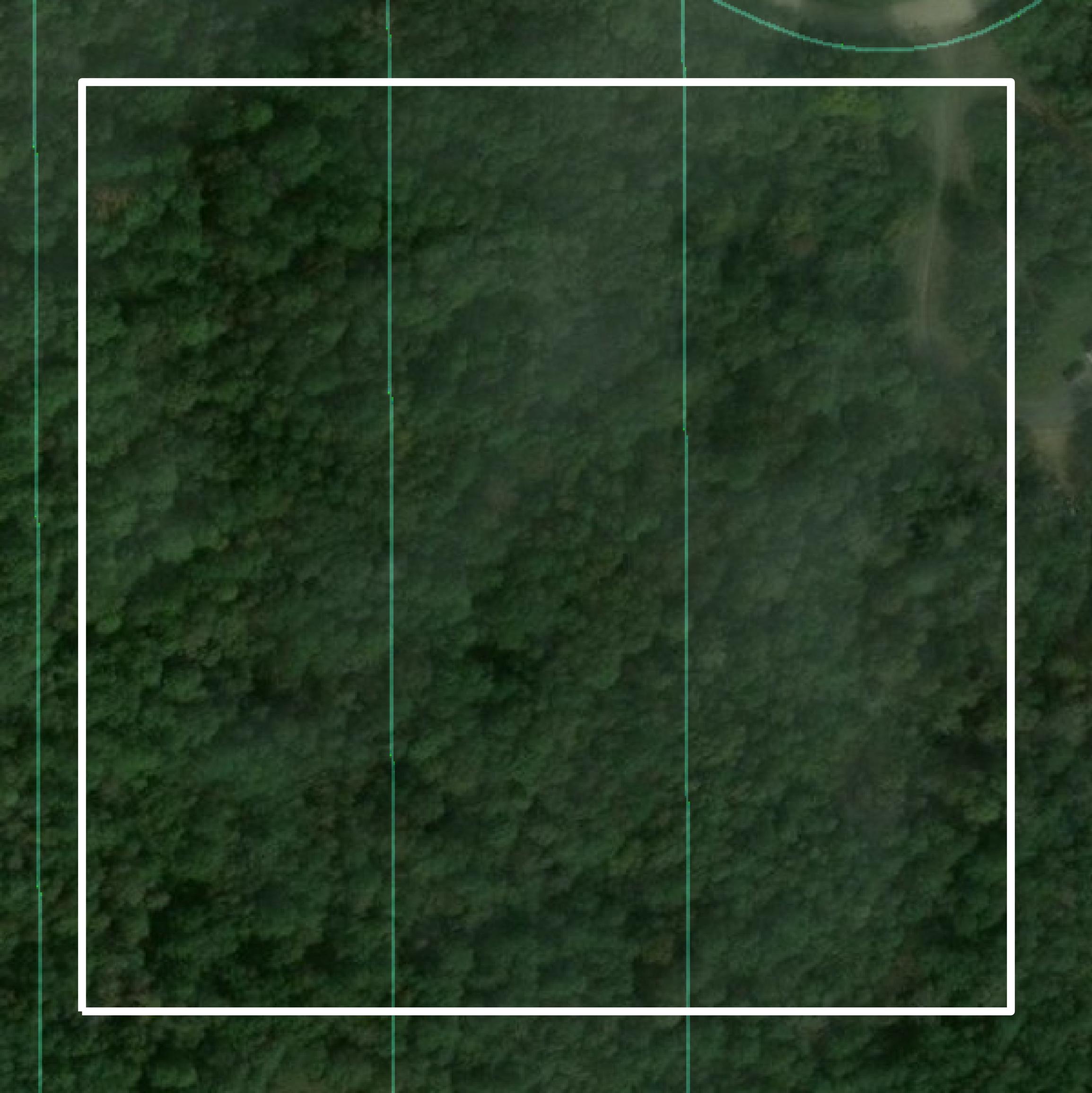 This image shows parcel and building data in Etowah County created using GIS data in Equator.