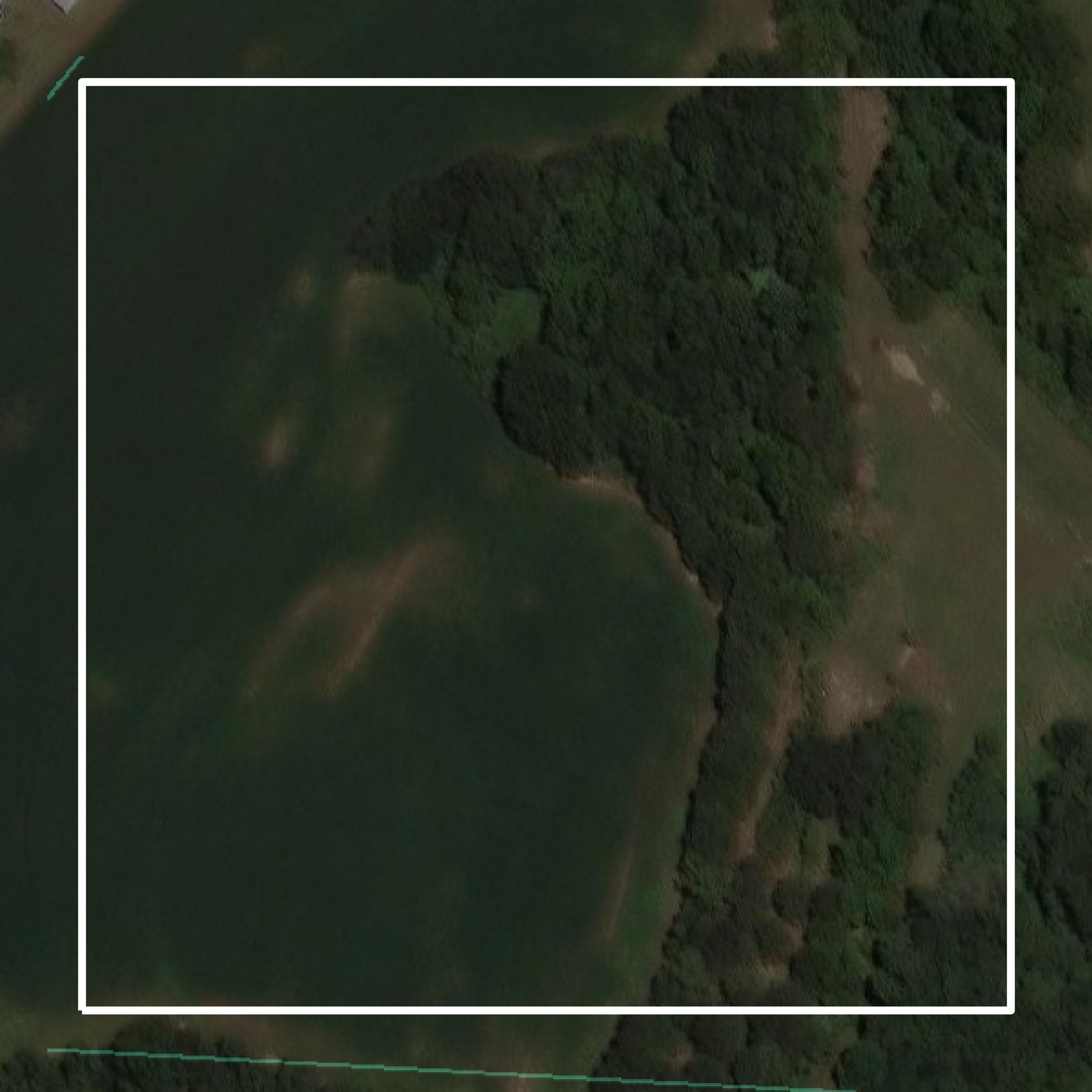 This image shows parcel and building data in Fayette County created using GIS data in Equator.