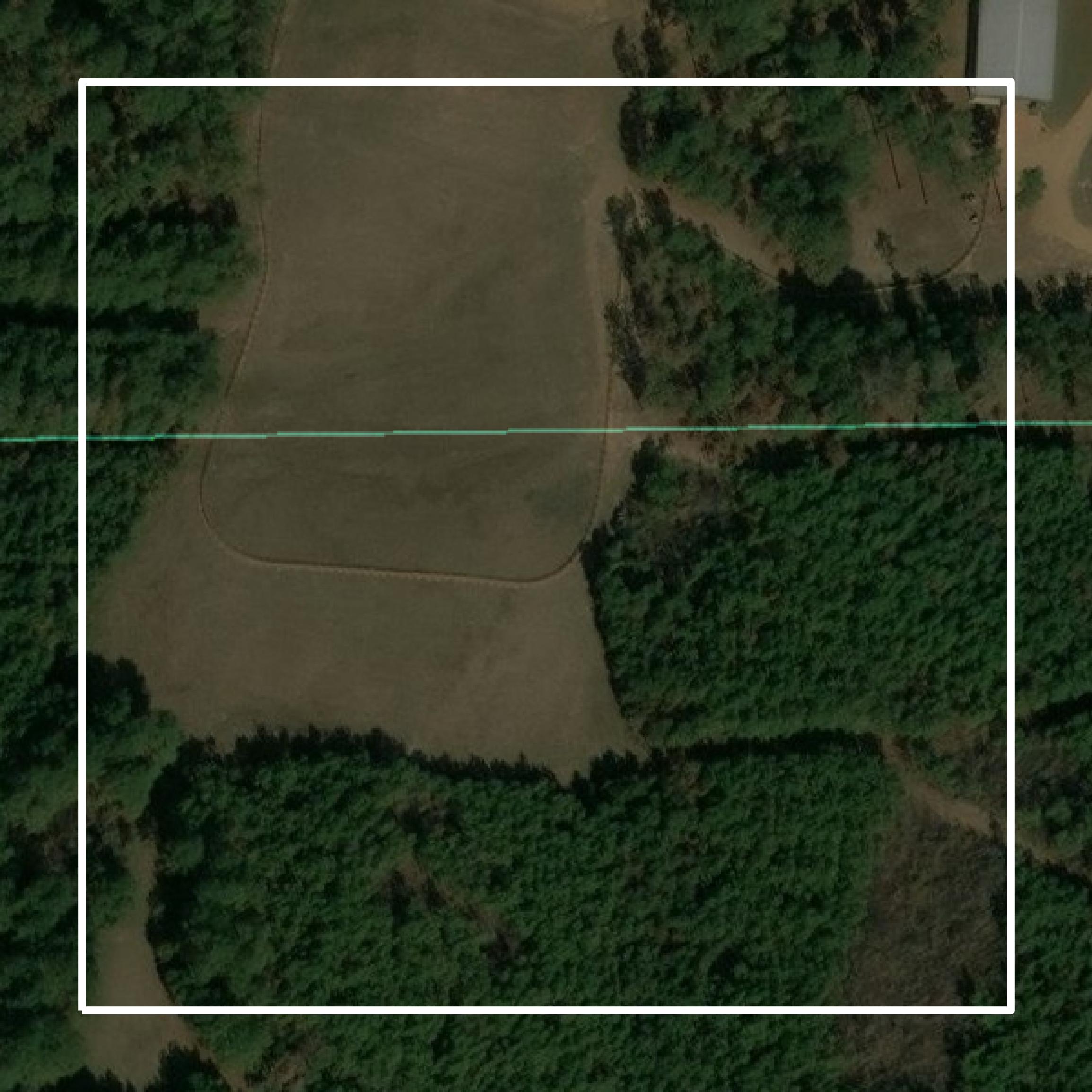 This image shows parcel and building data in Macon County created using GIS data in Equator.