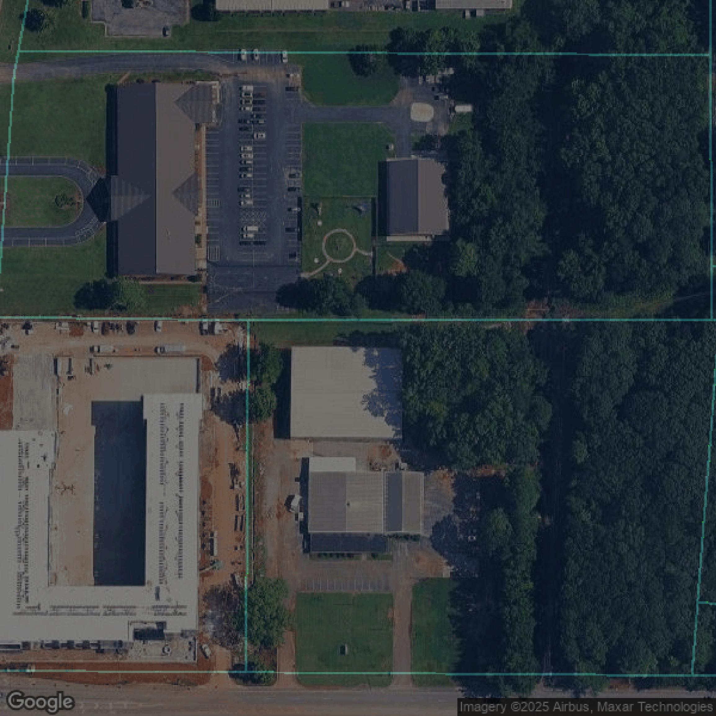 This image shows parcel data in Madison County created using GIS data in Equator.