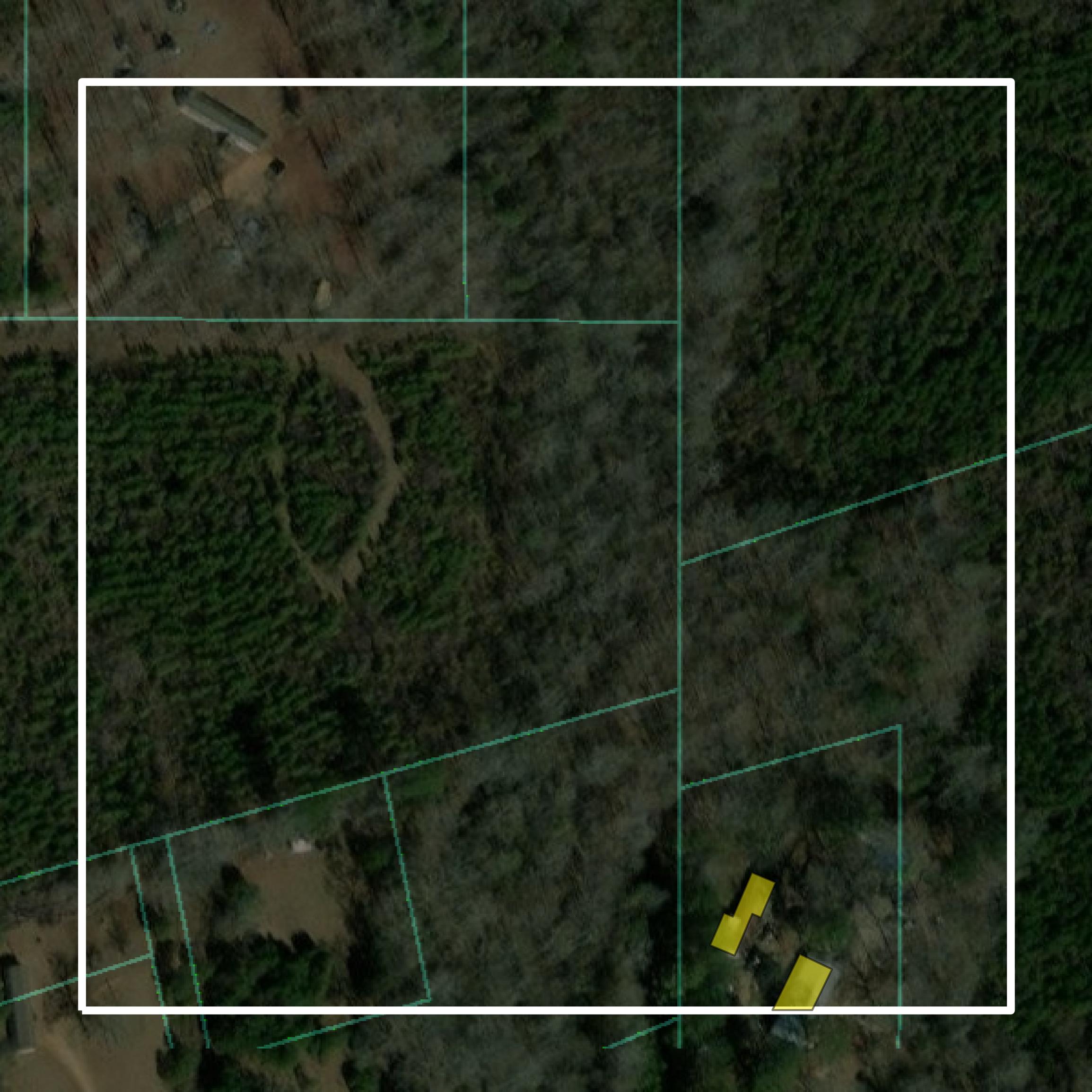 This image shows parcel and building data in Marengo County created using GIS data in Equator.