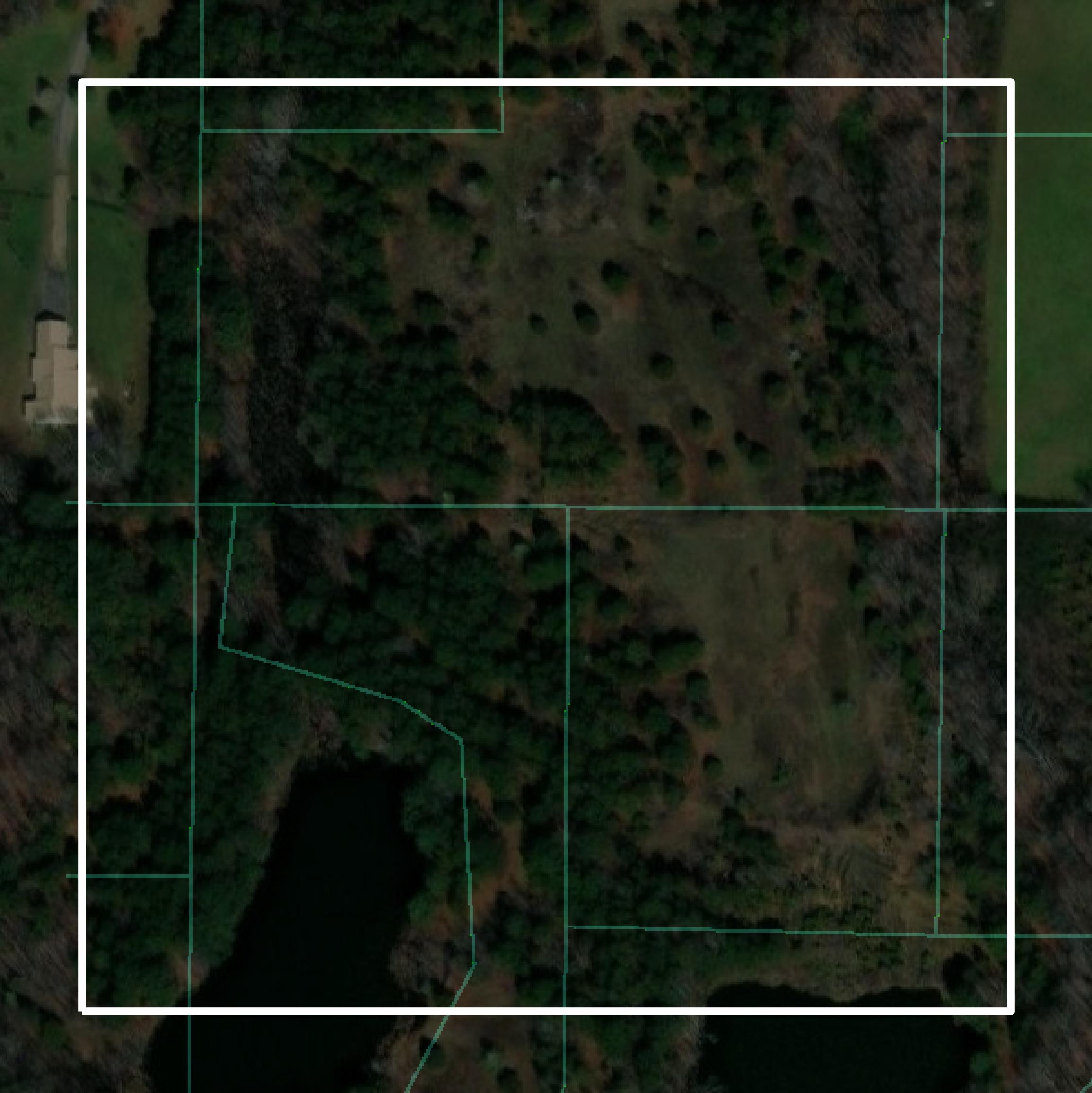 This image shows parcel and building data in Marshall County created using GIS data in Equator.
