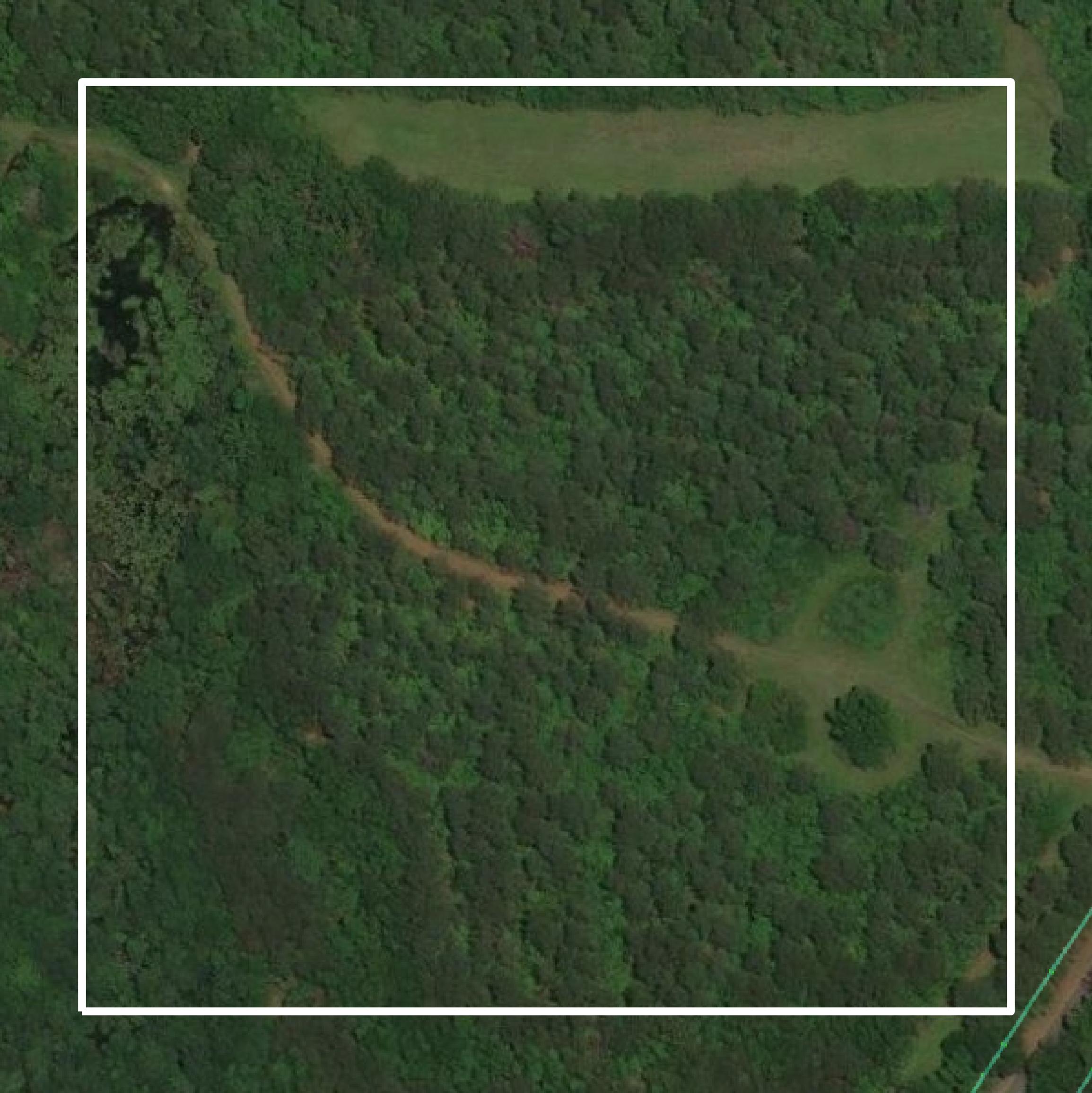 This image shows parcel and building data in Pickens County created using GIS data in Equator.
