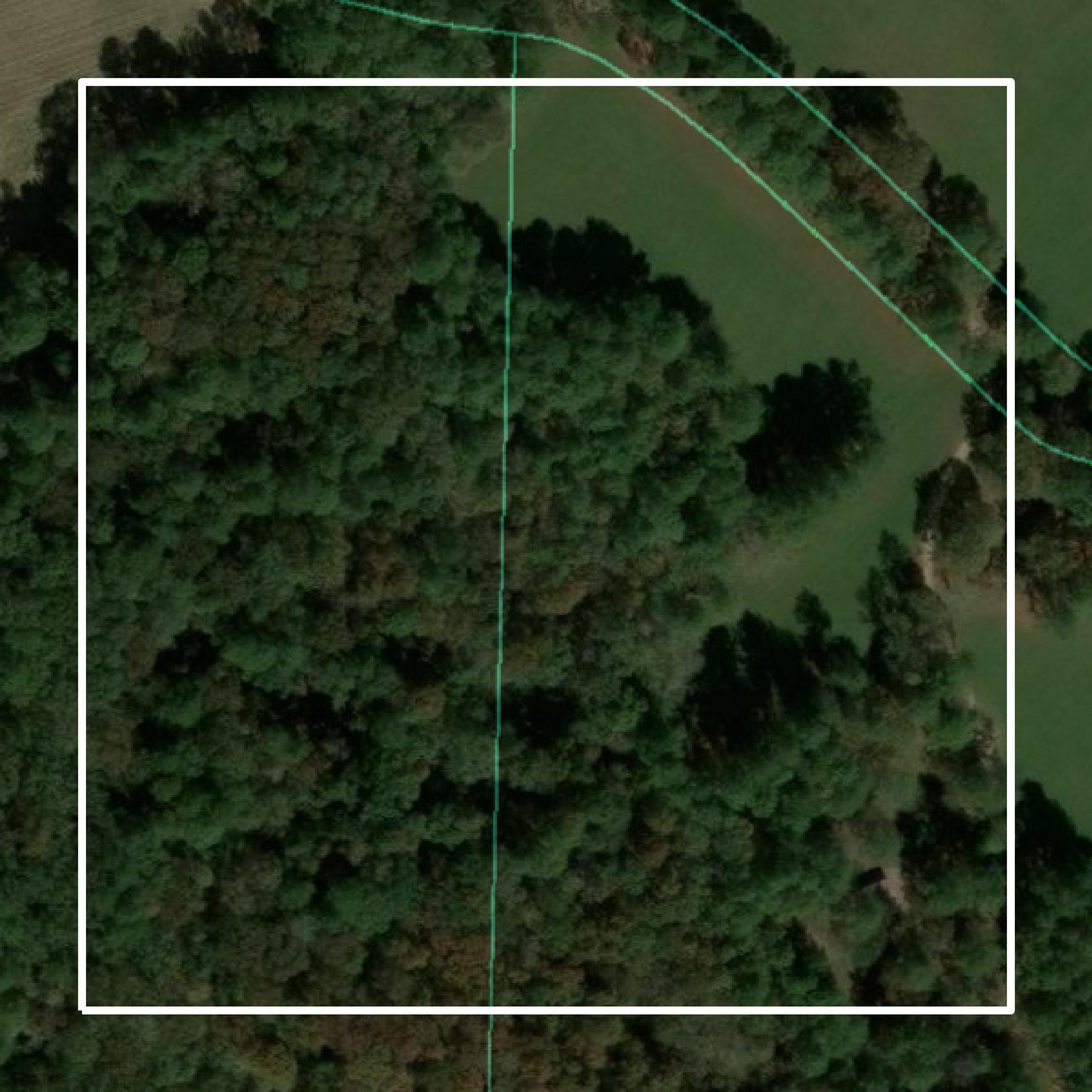 This image shows parcel and building data in Shelby County created using GIS data in Equator.