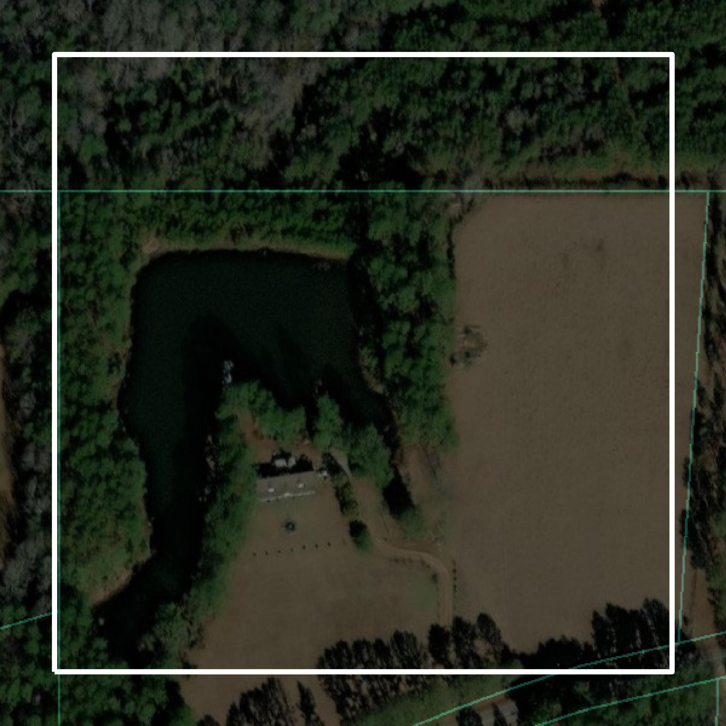This image shows parcel and building data in Washington County created using GIS data in Equator.