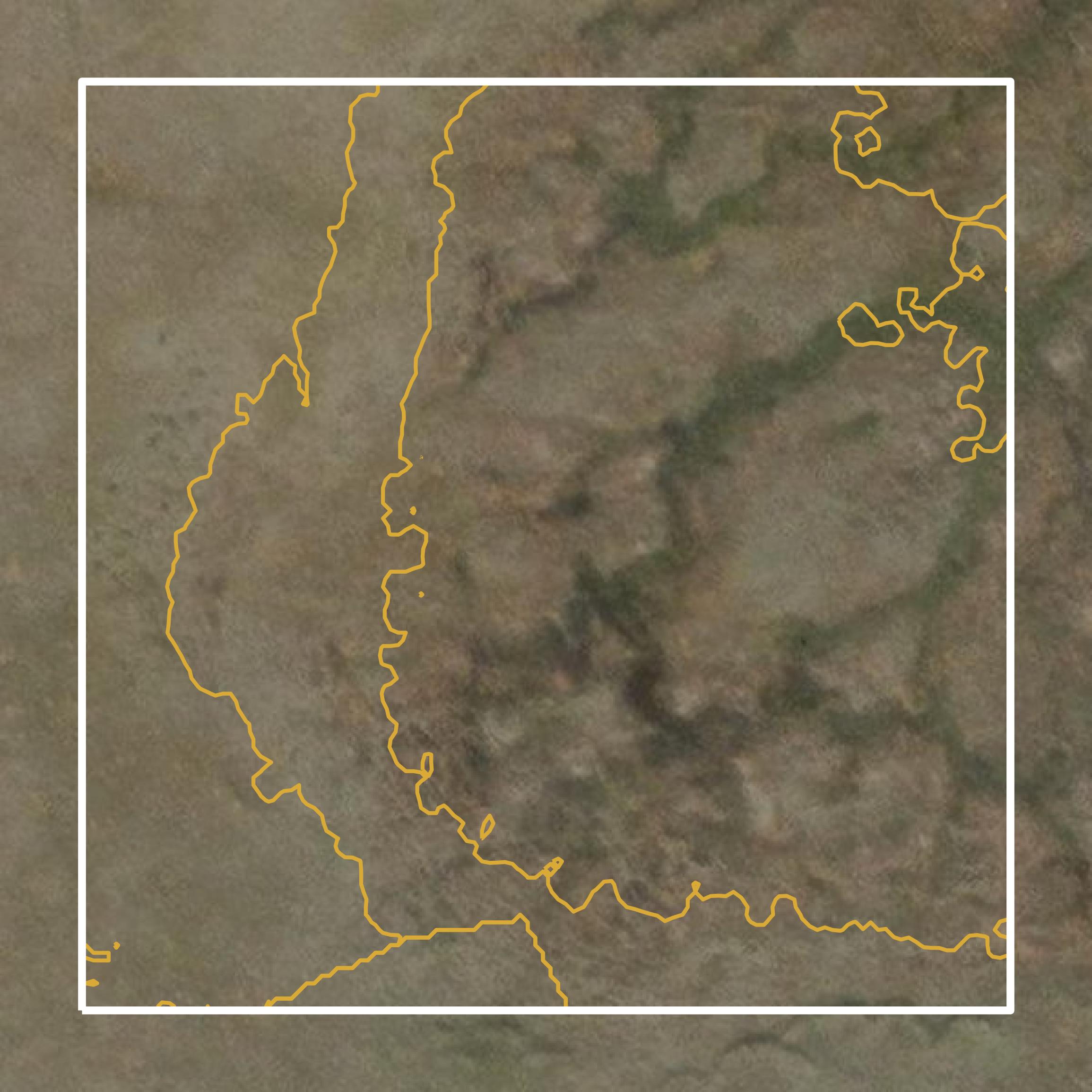 This image shows a contour map in Bethel Census Area created using GIS data in Equator.