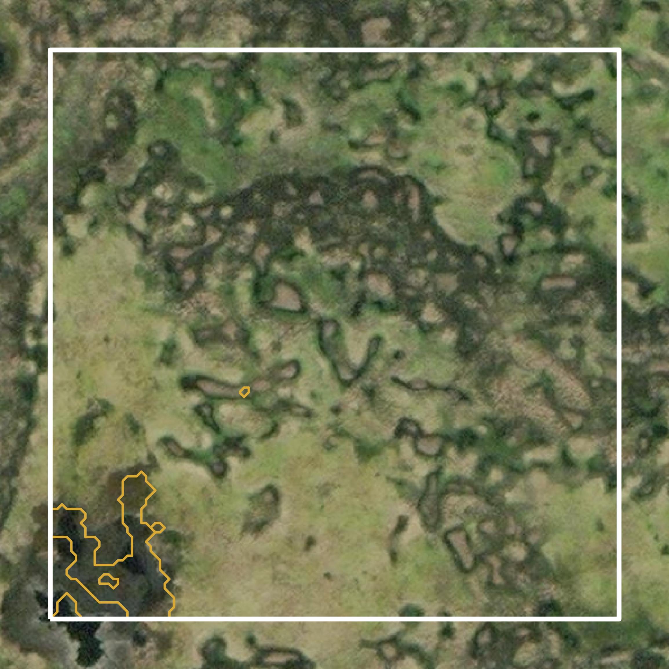 This image shows a contour map in Bethel Census Area created using GIS data in Equator.