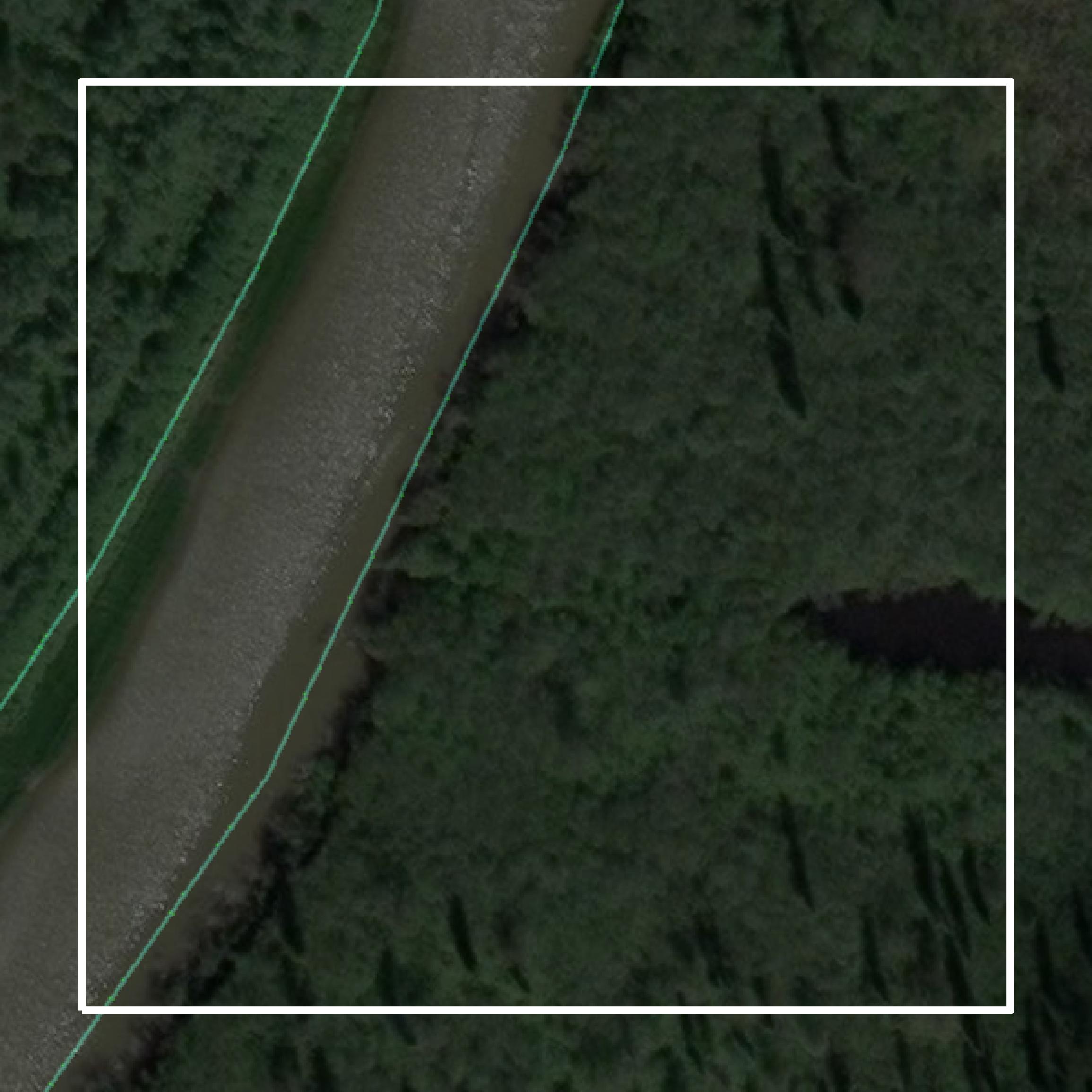 This image shows parcel and building data in Bethel Census Area created using GIS data in Equator.