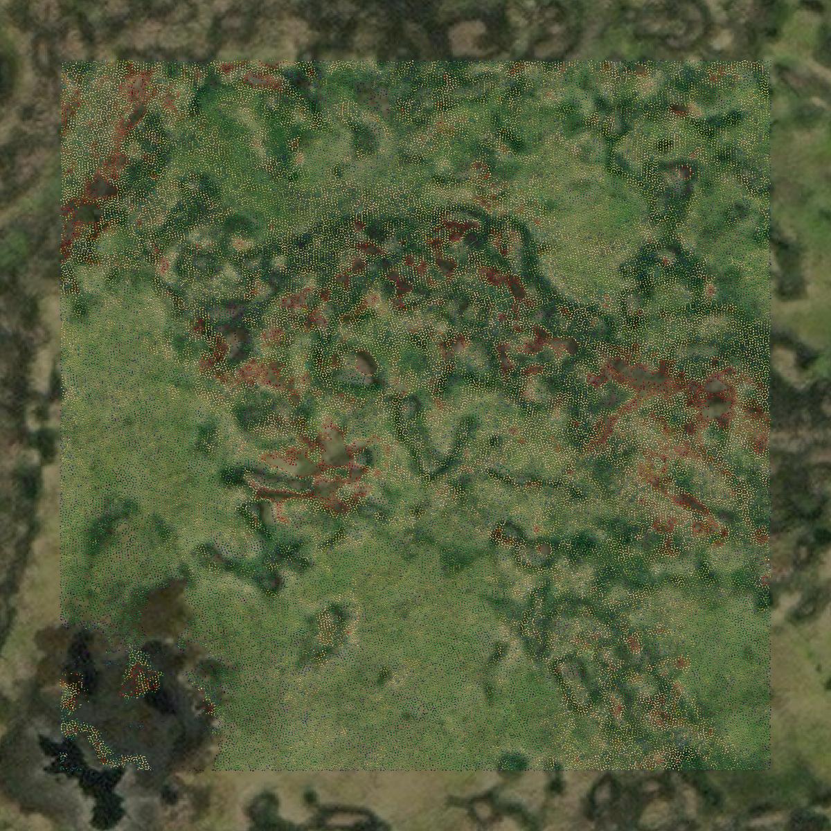 This image shows a LiDAR point cloud in Bethel Census Area created using GIS data in Equator.