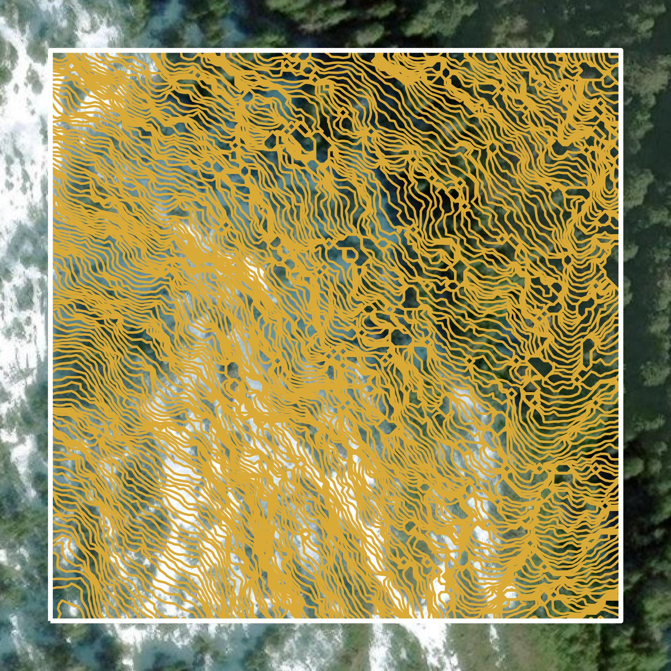 This image shows a contour map in Ketchikan Gateway Borough created using GIS data in Equator.