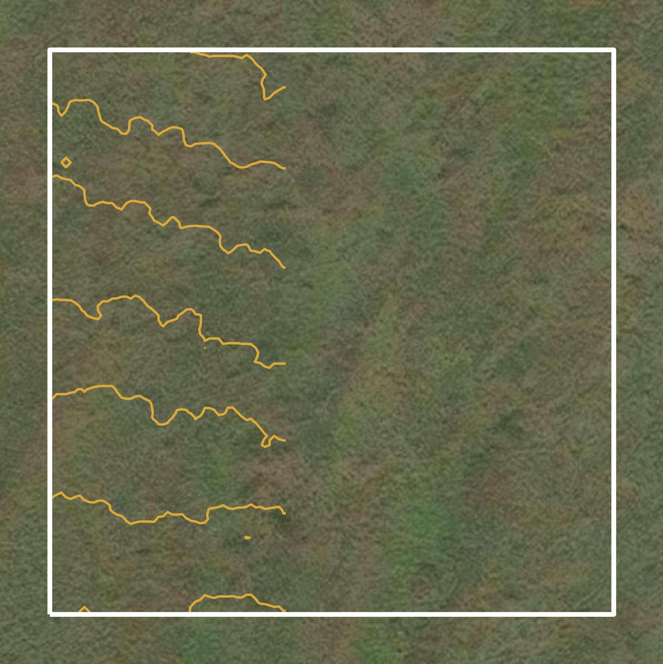 This image shows a contour map in Northwest Arctic Borough created using GIS data in Equator.