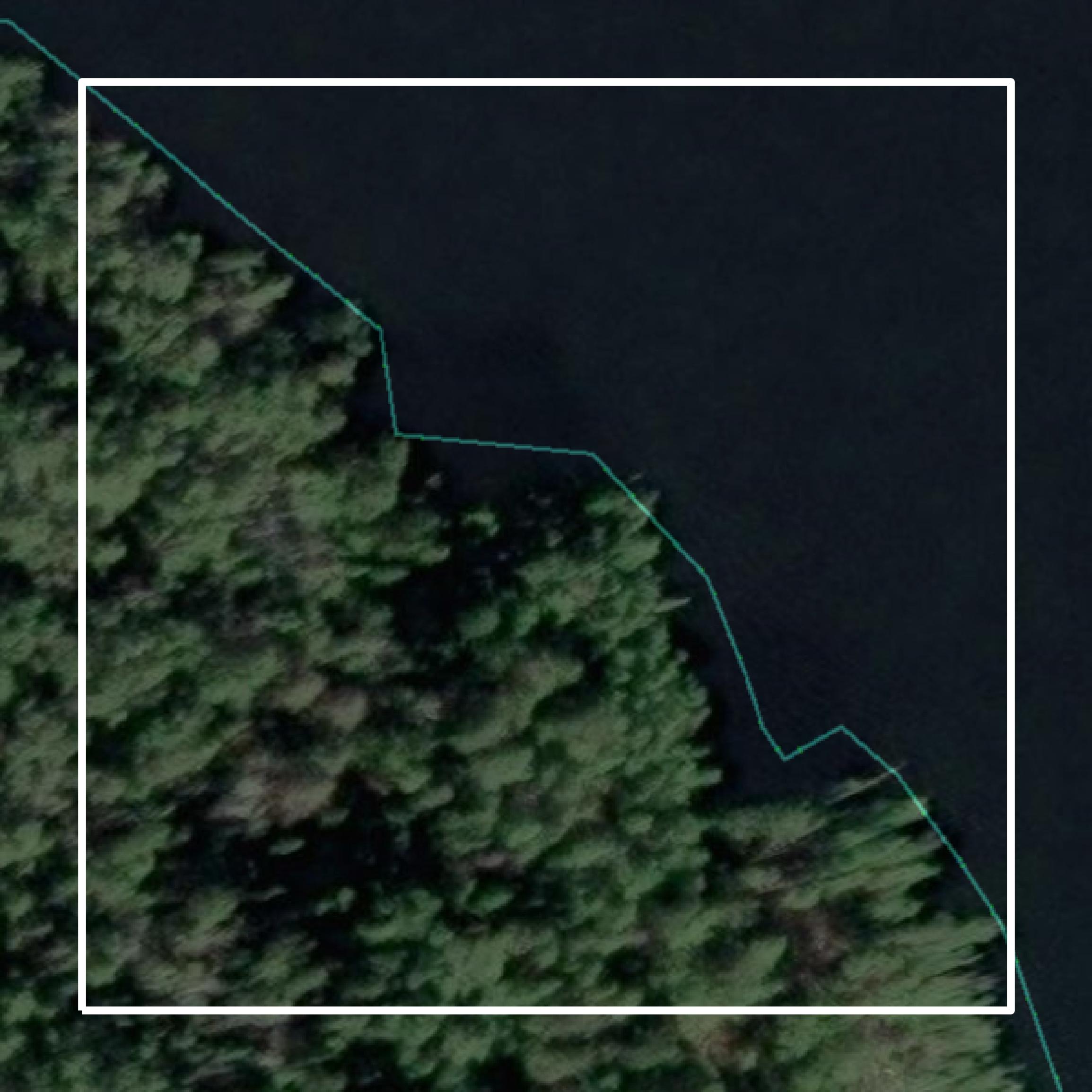 This image shows parcel and building data in Sitka City and Borough created using GIS data in Equator.