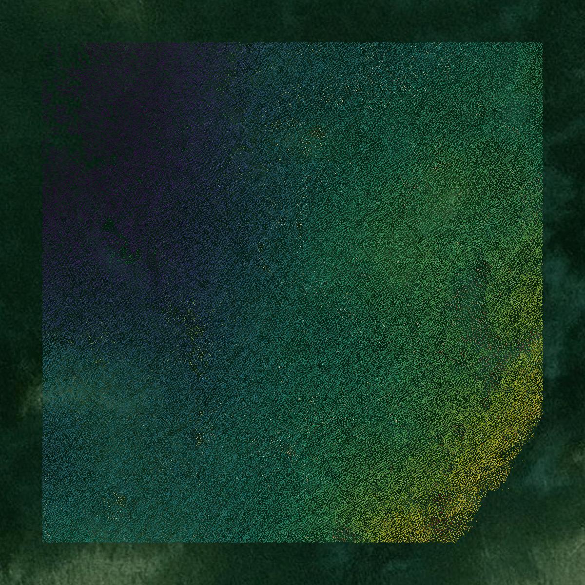 This image shows a LiDAR point cloud in Yakutat City and Borough created using GIS data in Equator.