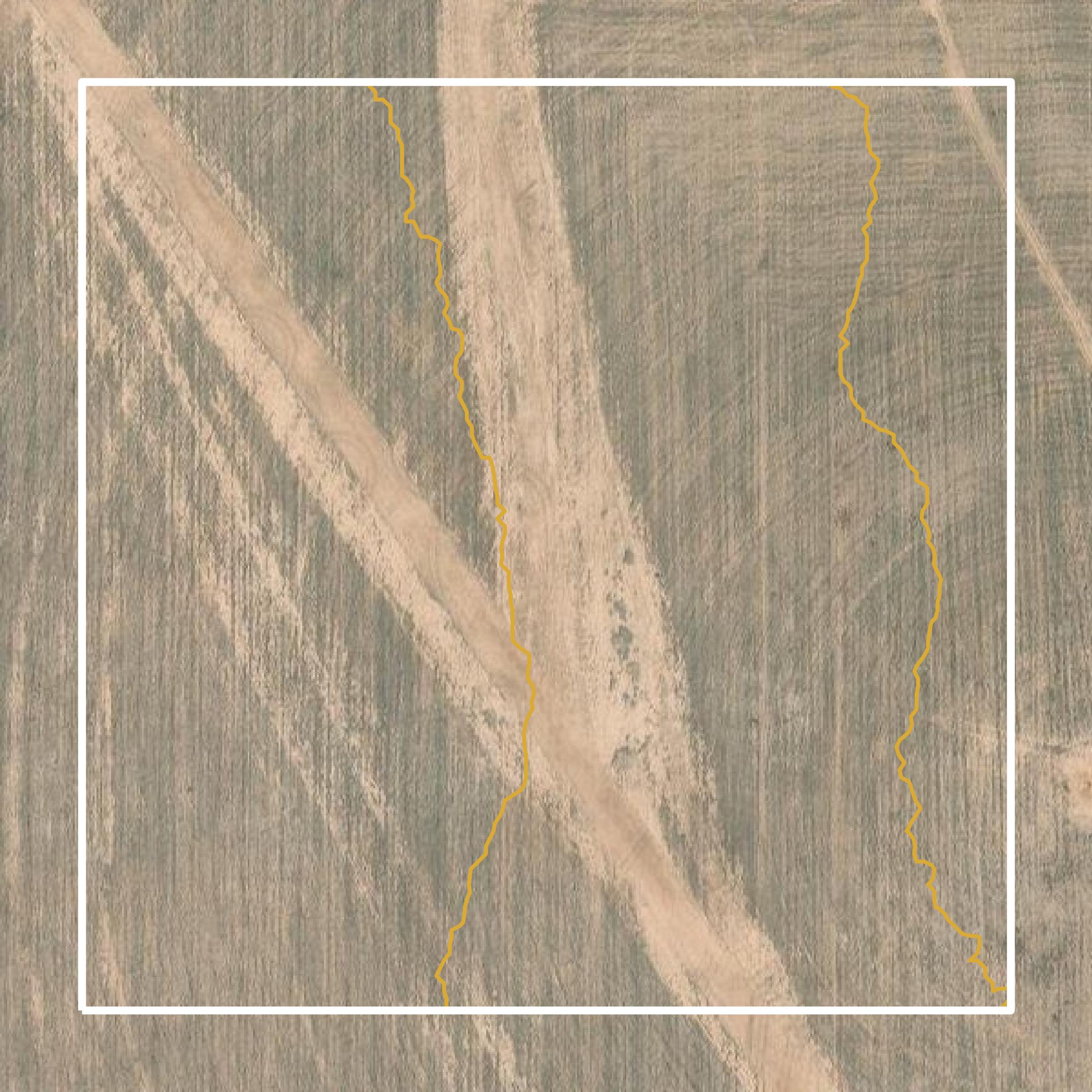 This image shows a contour map in Cochise County created using GIS data in Equator.