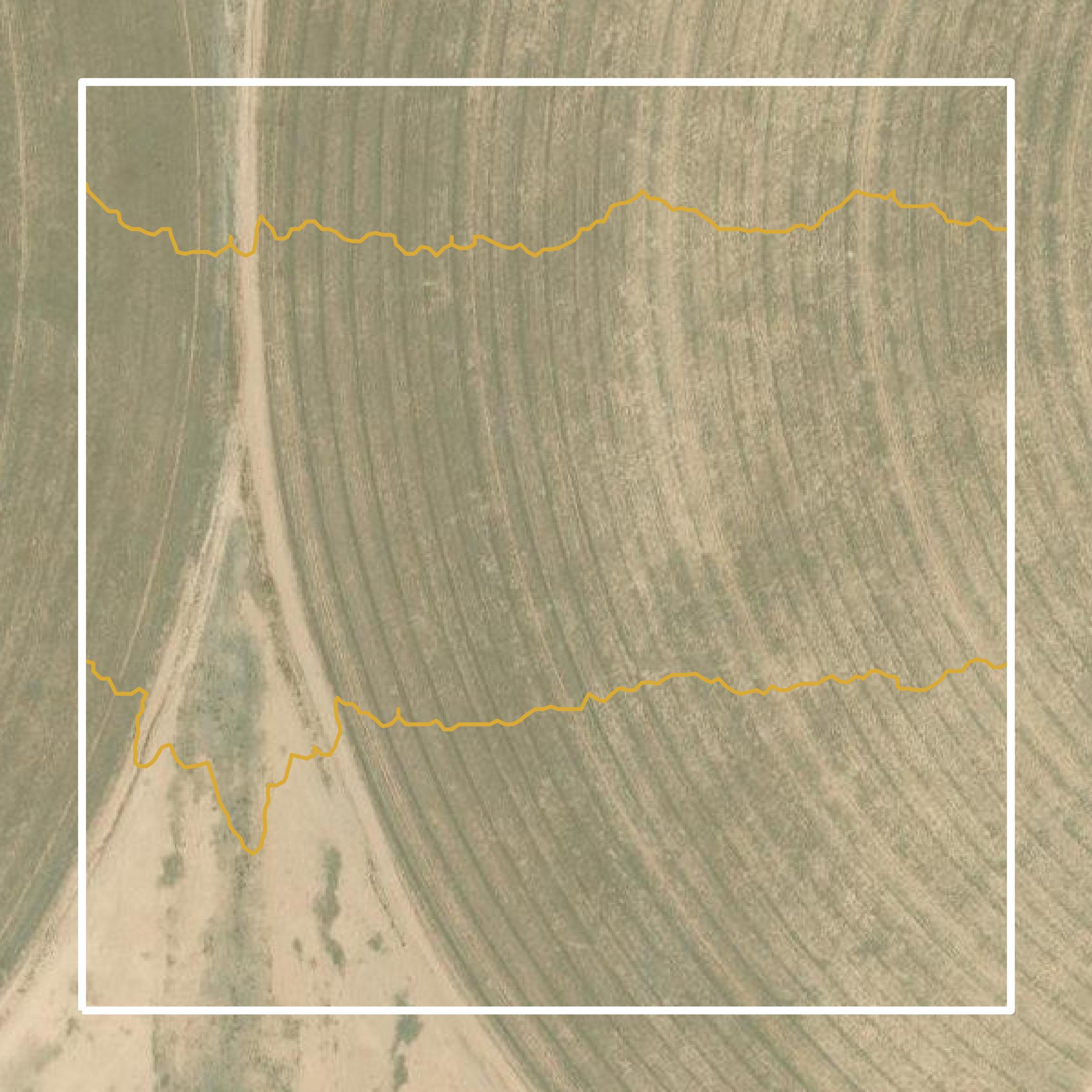 This image shows a contour map in Cochise County created using GIS data in Equator.