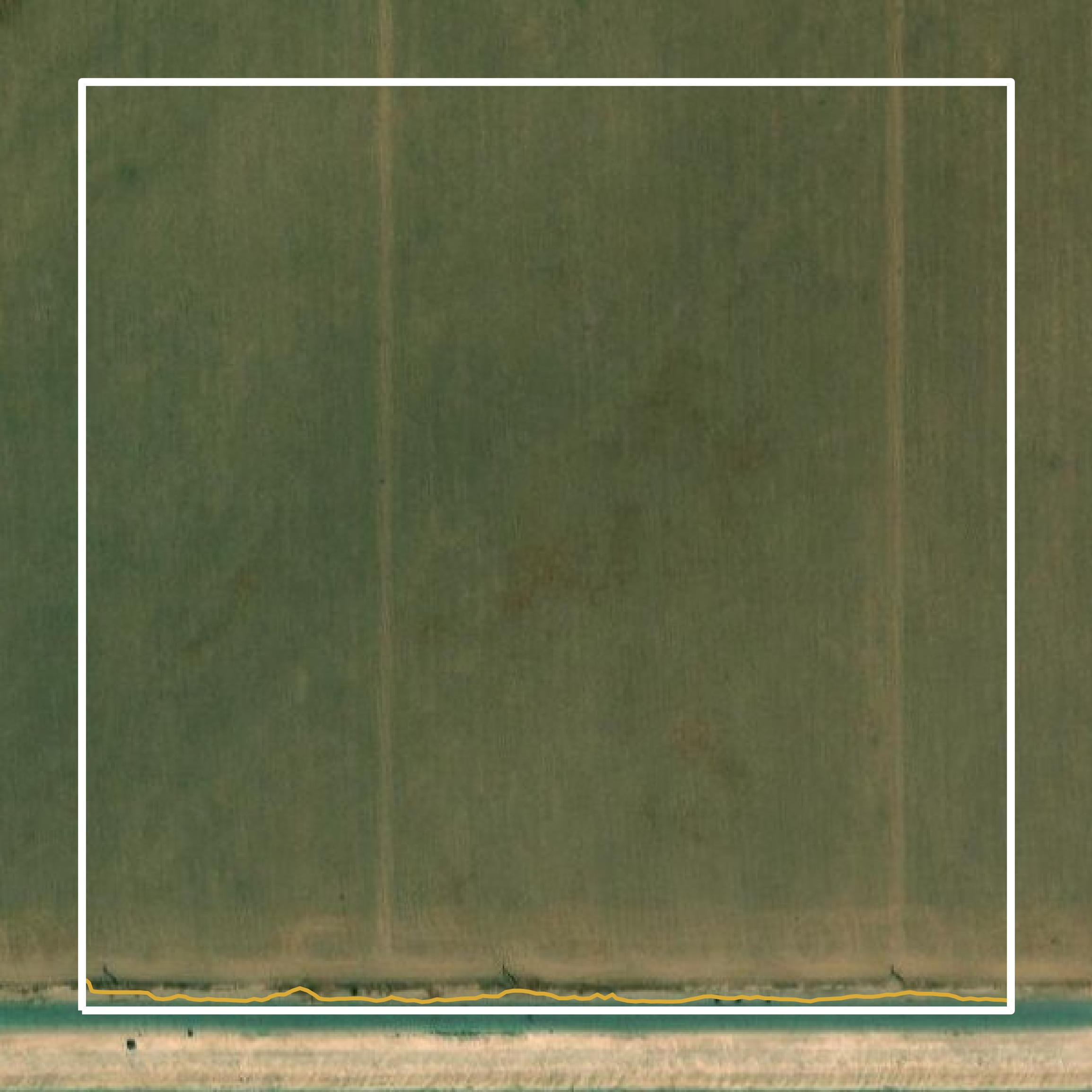 This image shows a contour map in La Paz County created using GIS data in Equator.