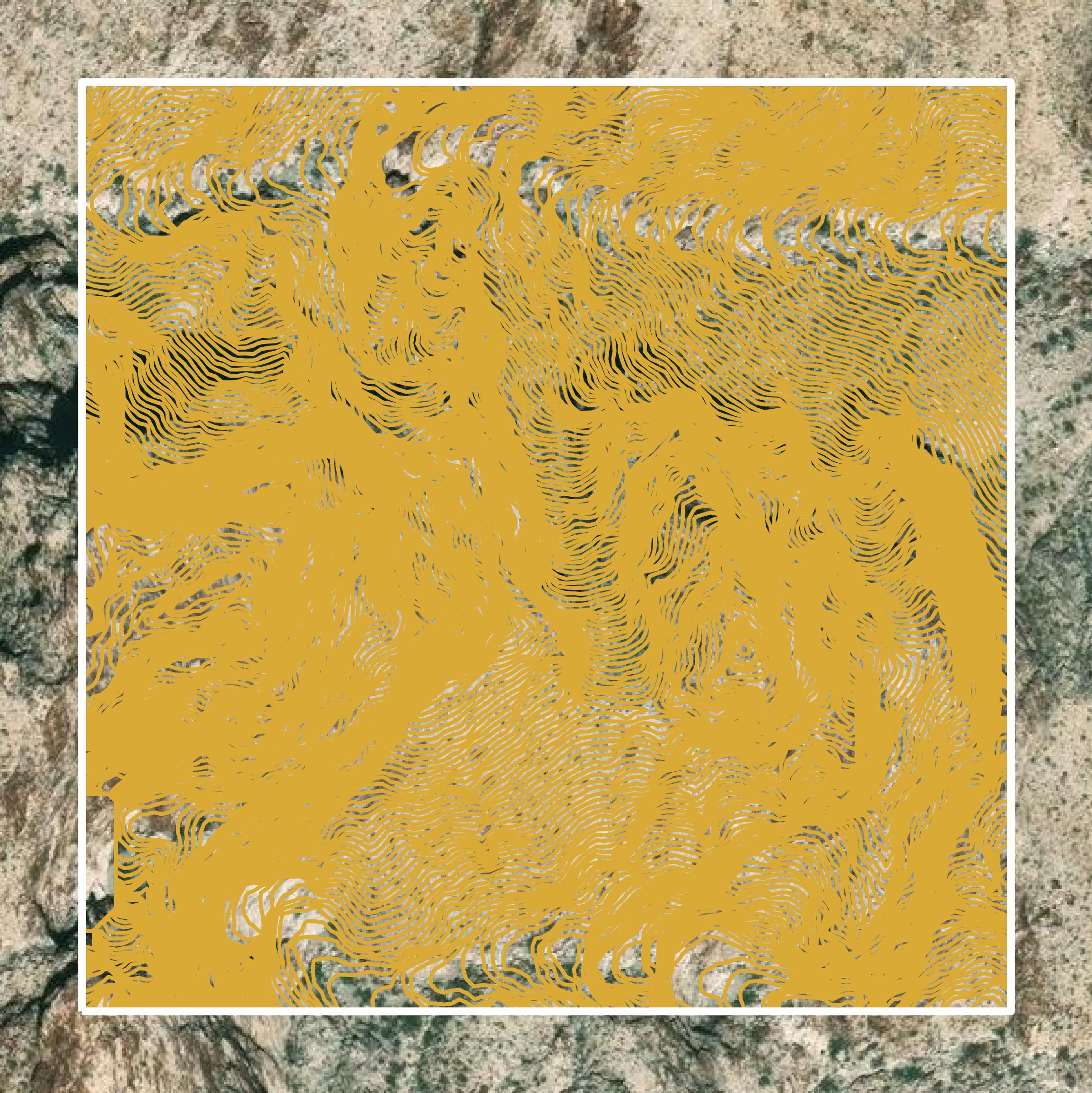 This image shows a contour map in Mohave County created using GIS data in Equator.