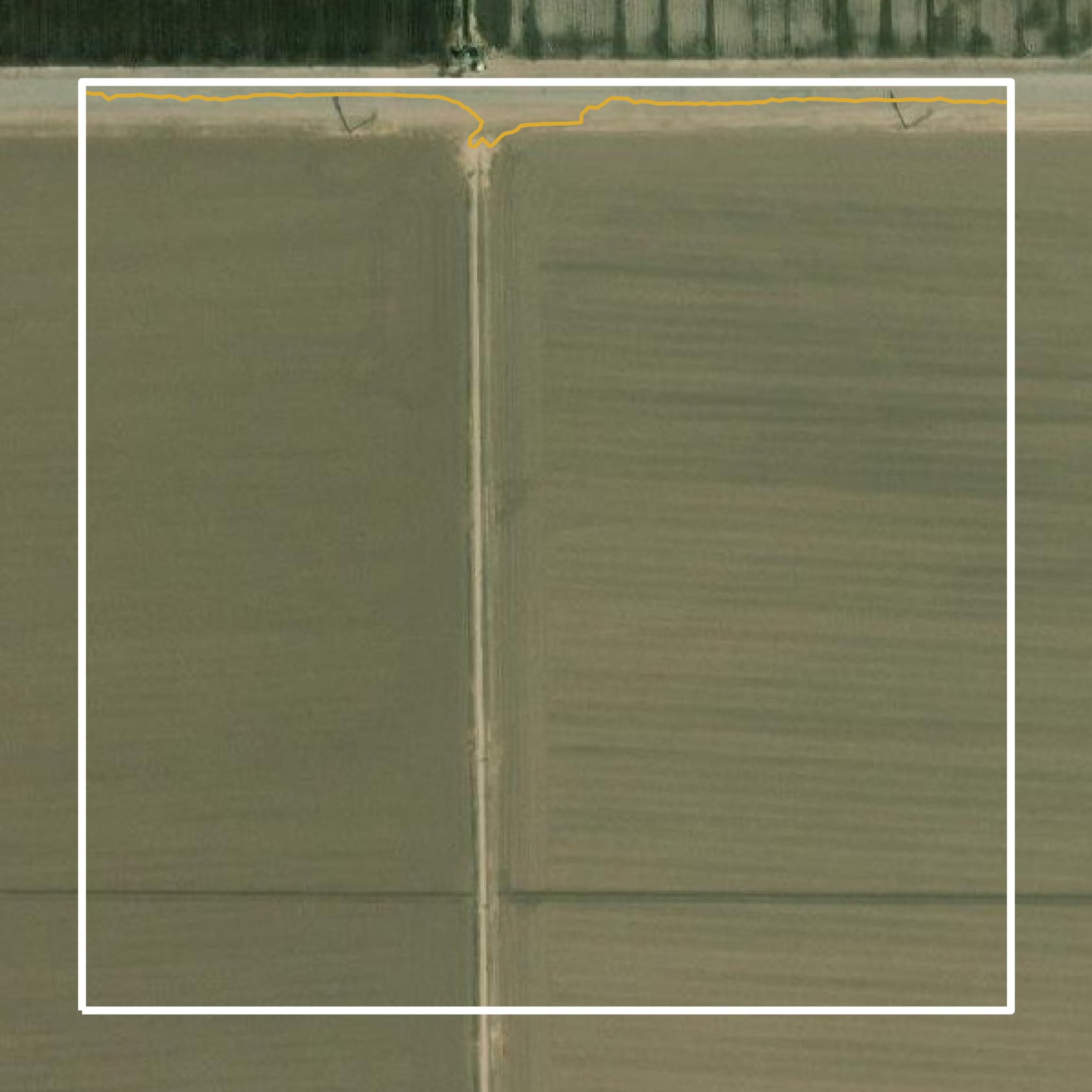 This image shows a contour map in Yuma County created using GIS data in Equator.