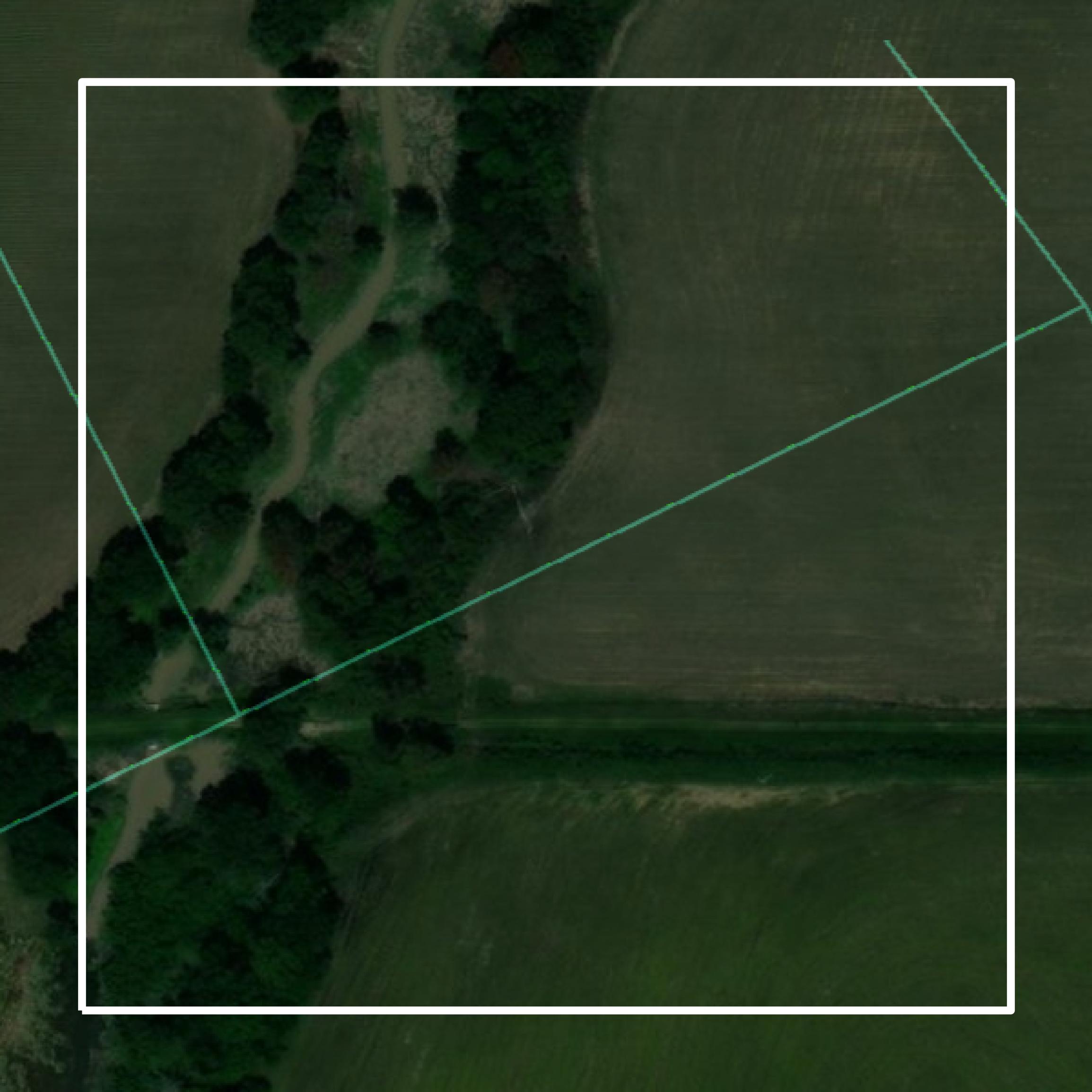 This image shows parcel and building data in Arkansas County created using GIS data in Equator.