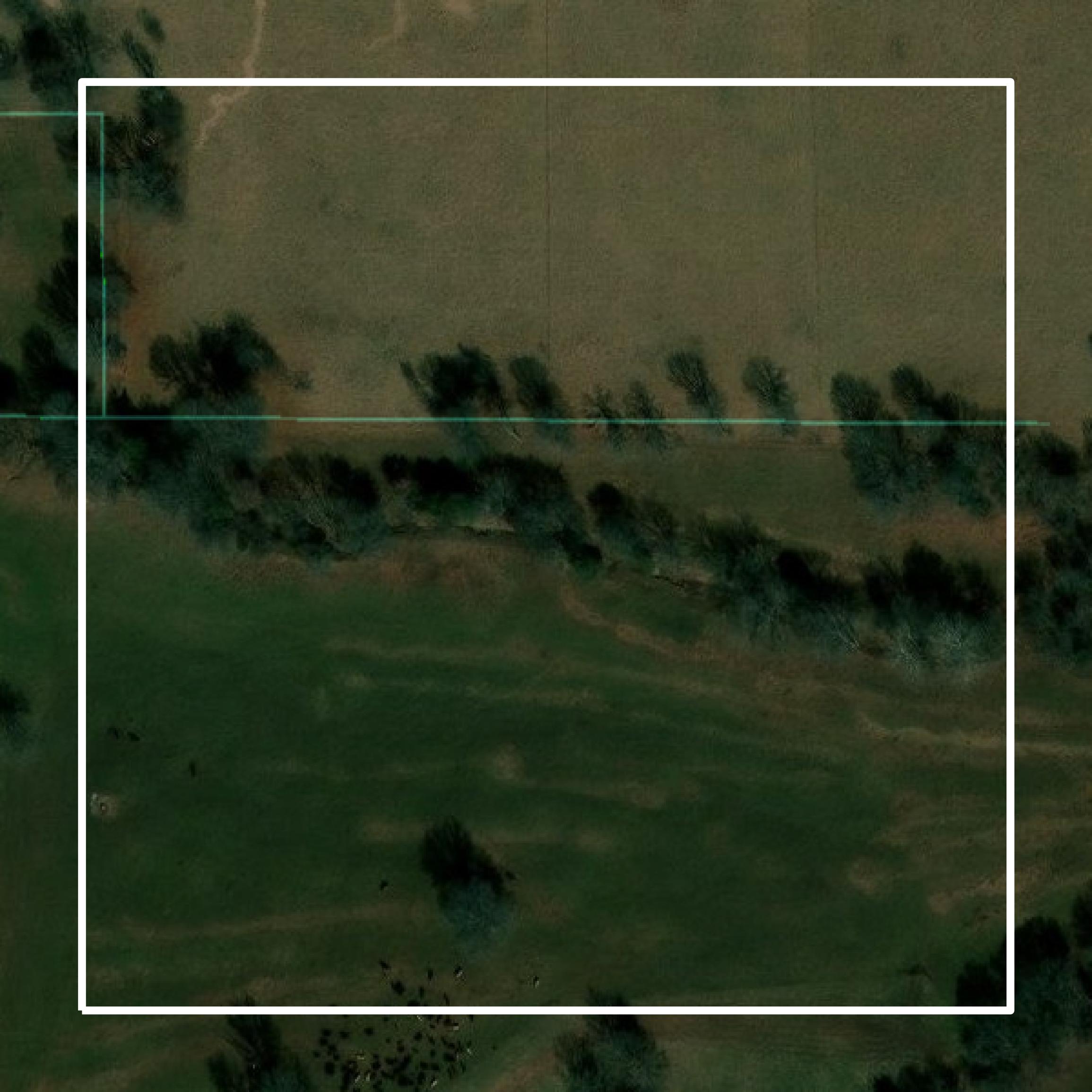 This image shows parcel and building data in Boone County created using GIS data in Equator.