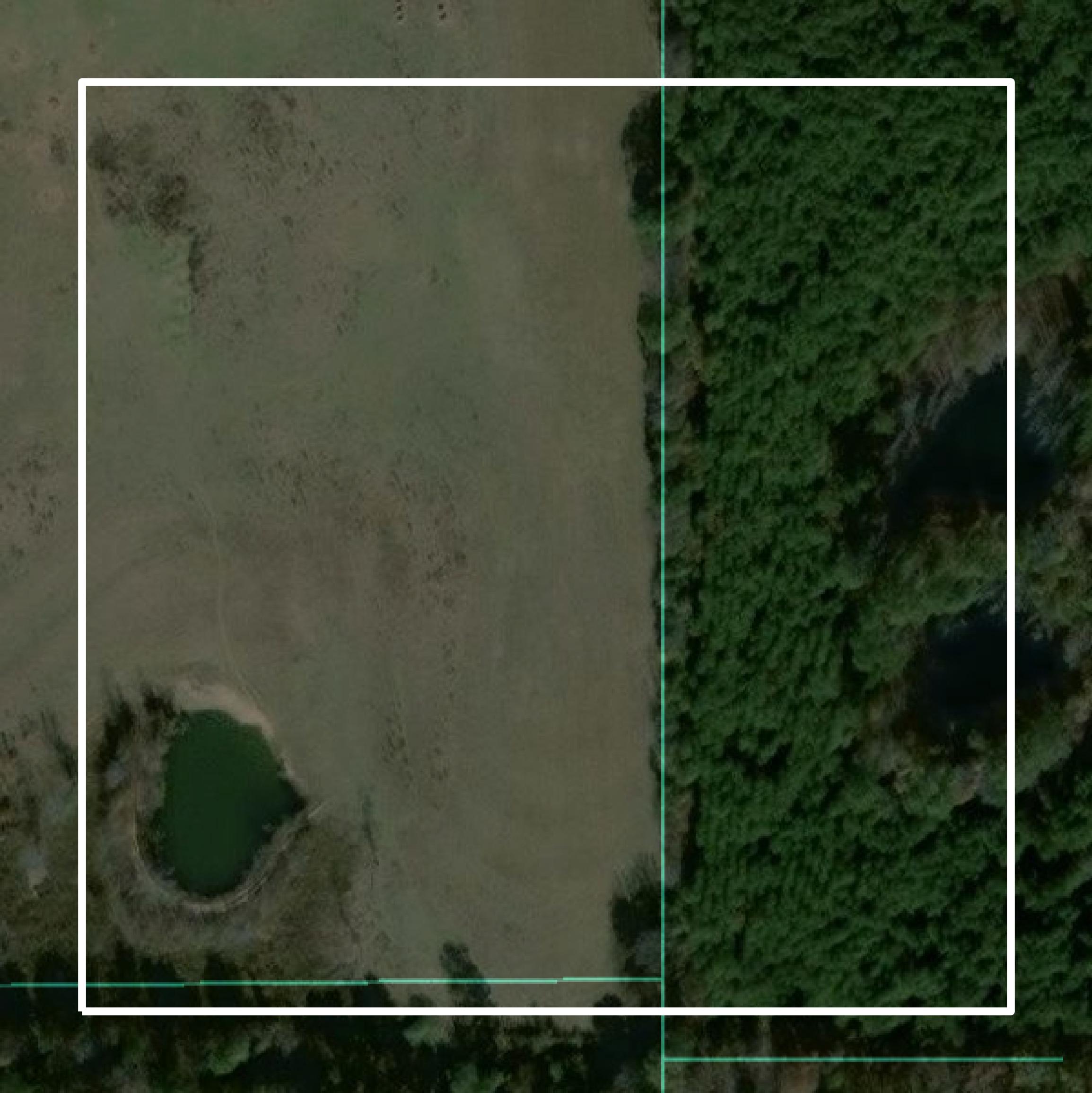 This image shows parcel and building data in Bradley County created using GIS data in Equator.