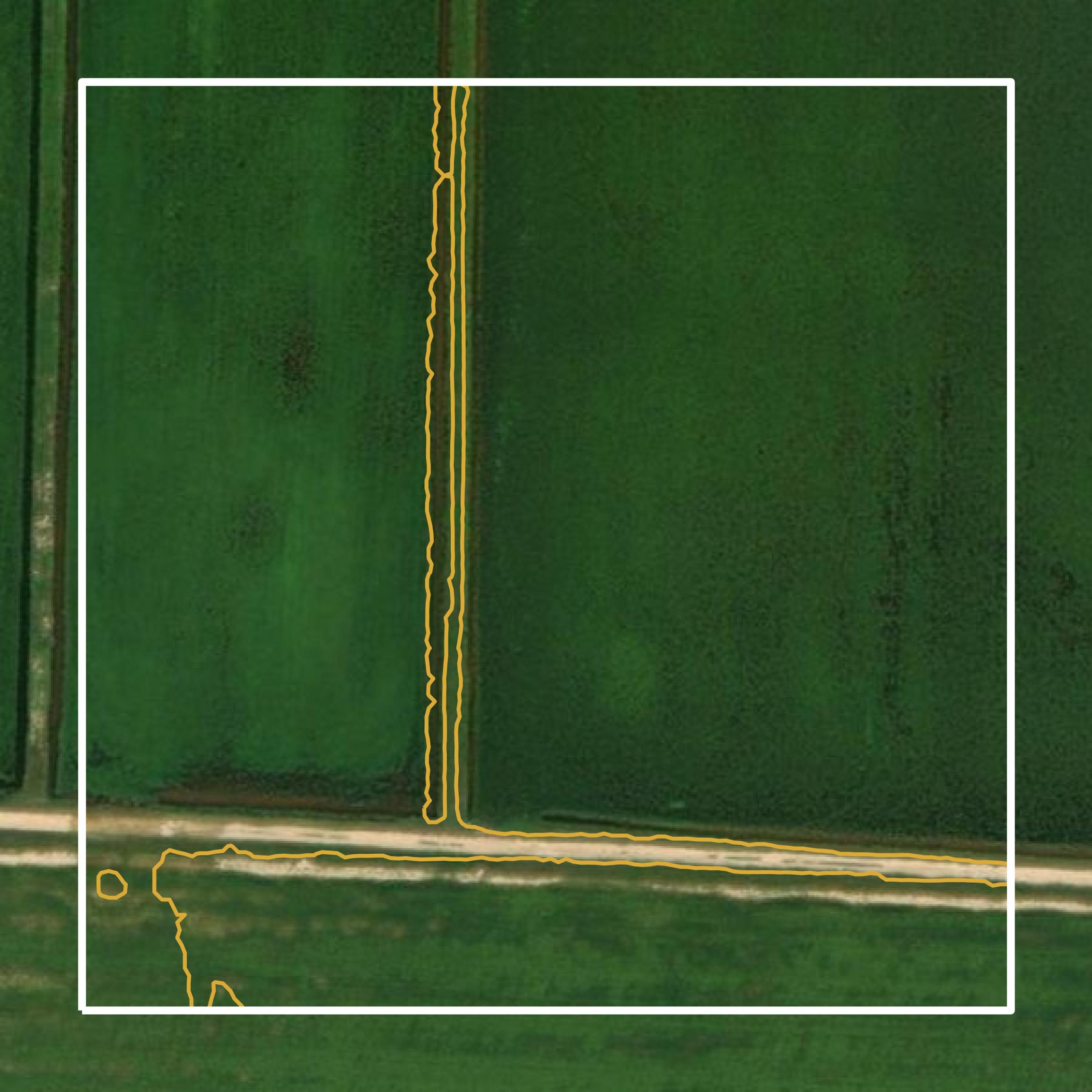 This image shows a contour map in Clark County created using GIS data in Equator.