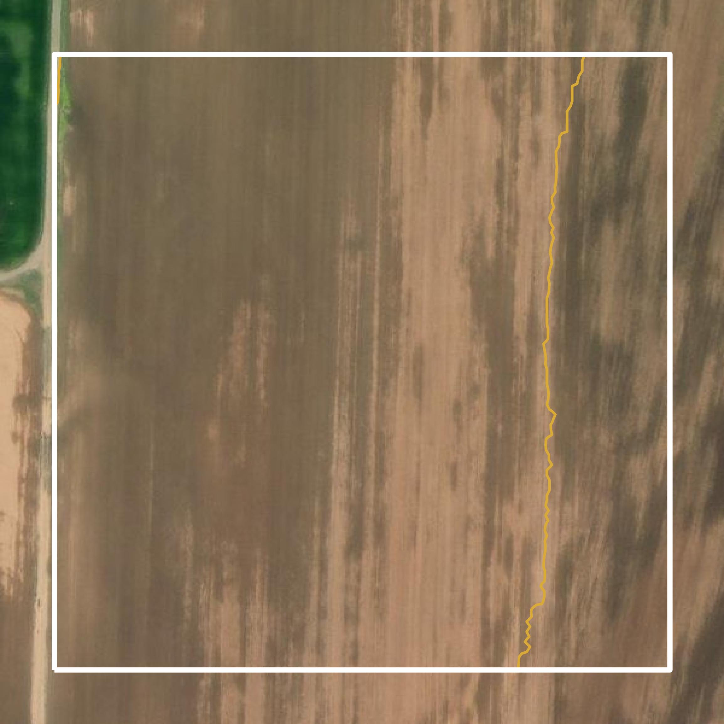 This image shows a contour map in Crawford County created using GIS data in Equator.