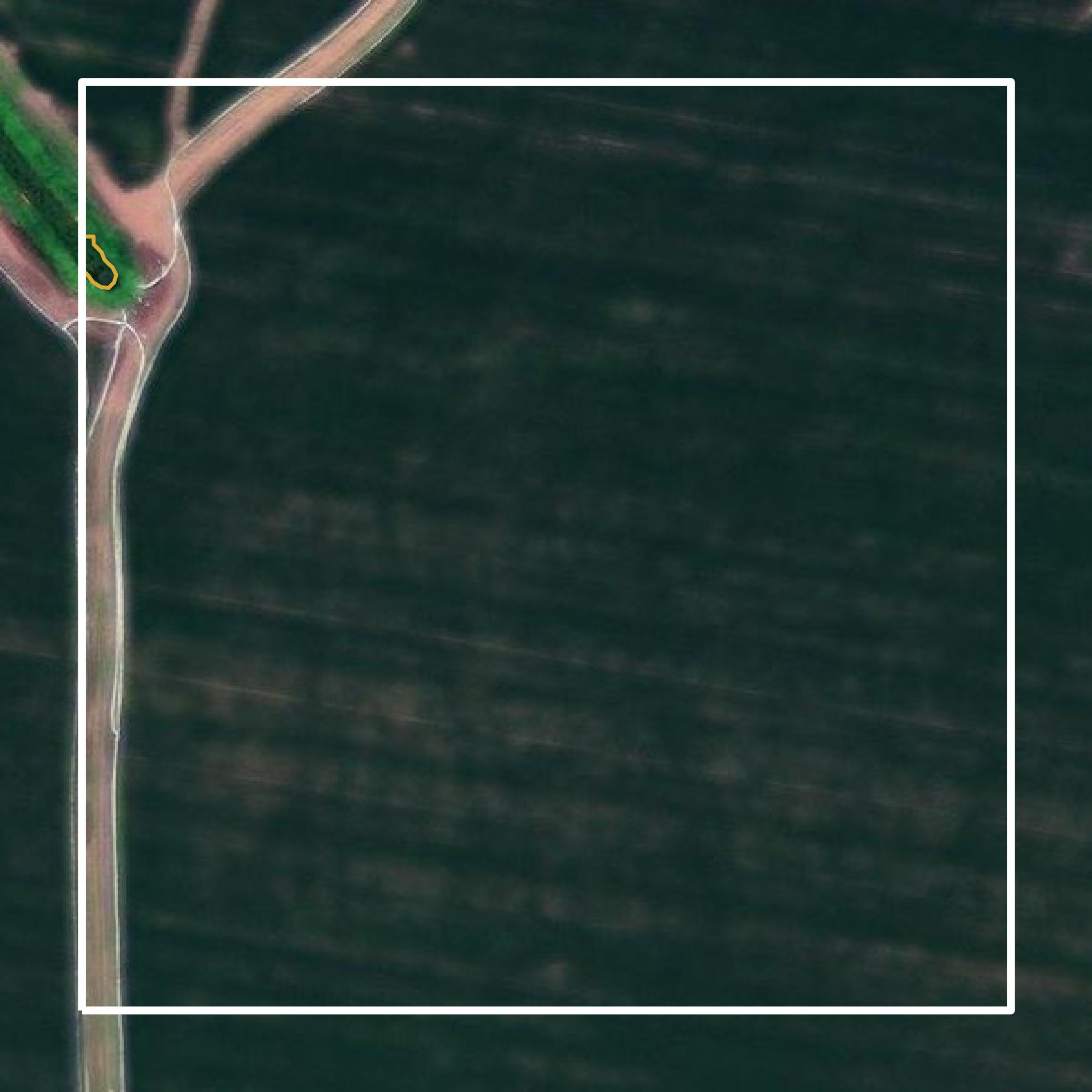 This image shows a contour map in Drew County created using GIS data in Equator.