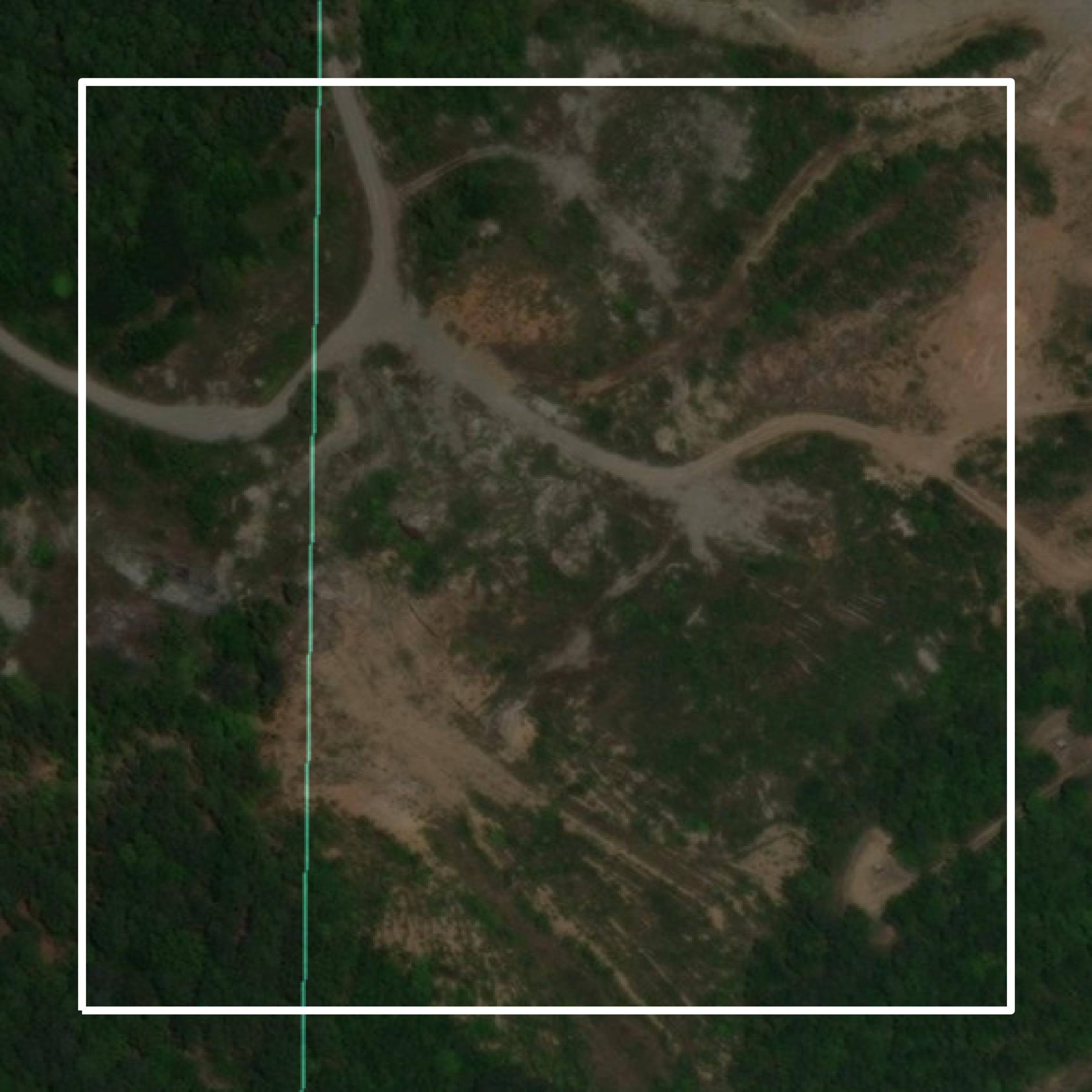This image shows parcel and building data in Garland County created using GIS data in Equator.