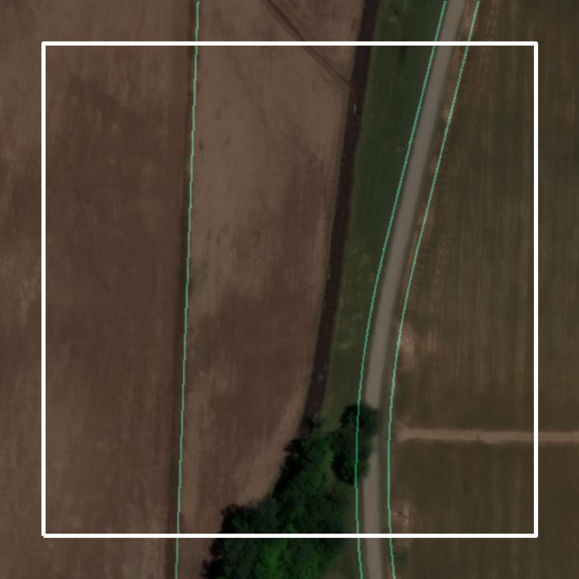 This image shows parcel and building data in Lafayette County created using GIS data in Equator.