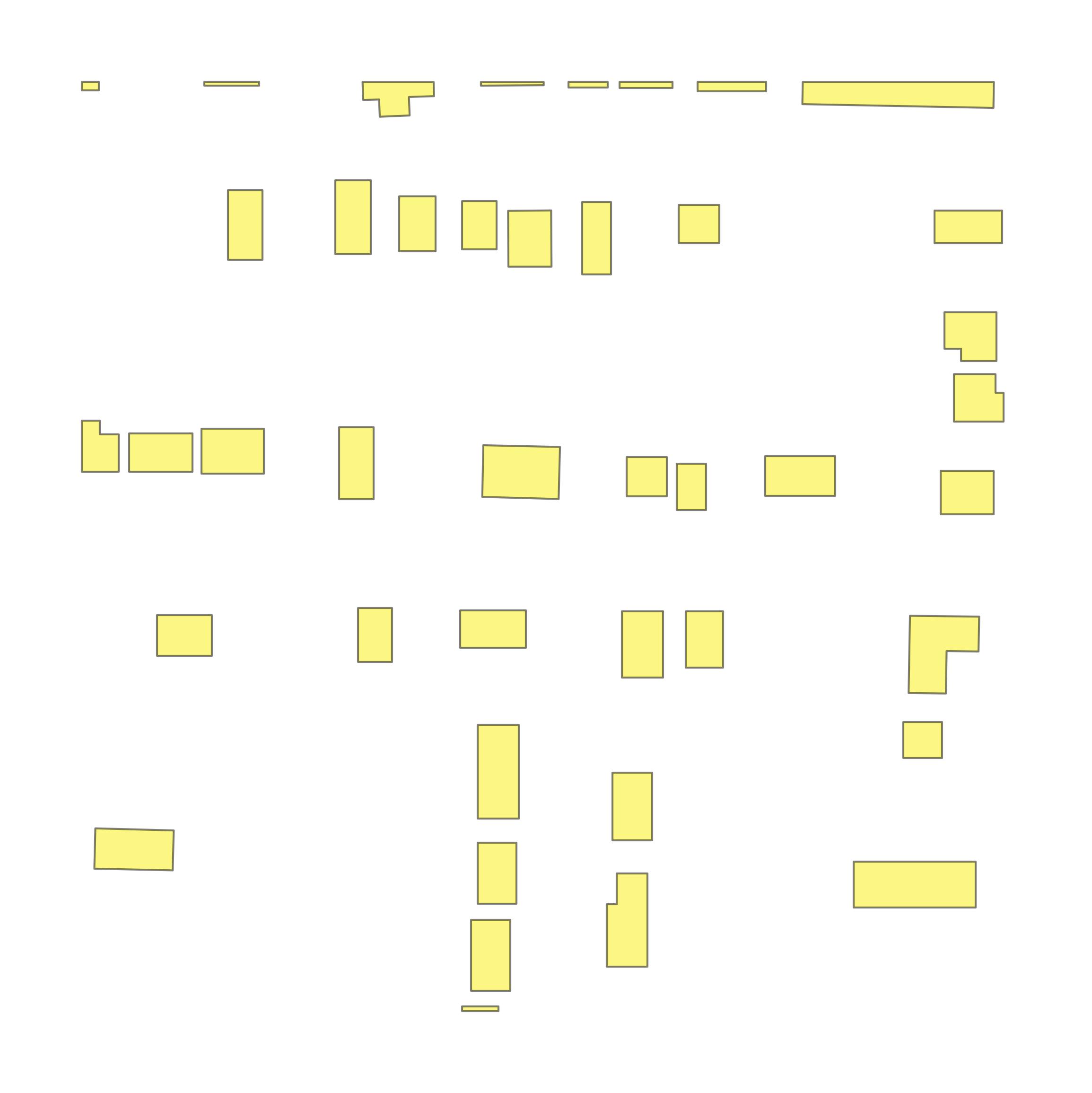 This image shows parcel and building data in Lawrence County created using GIS data in Equator.