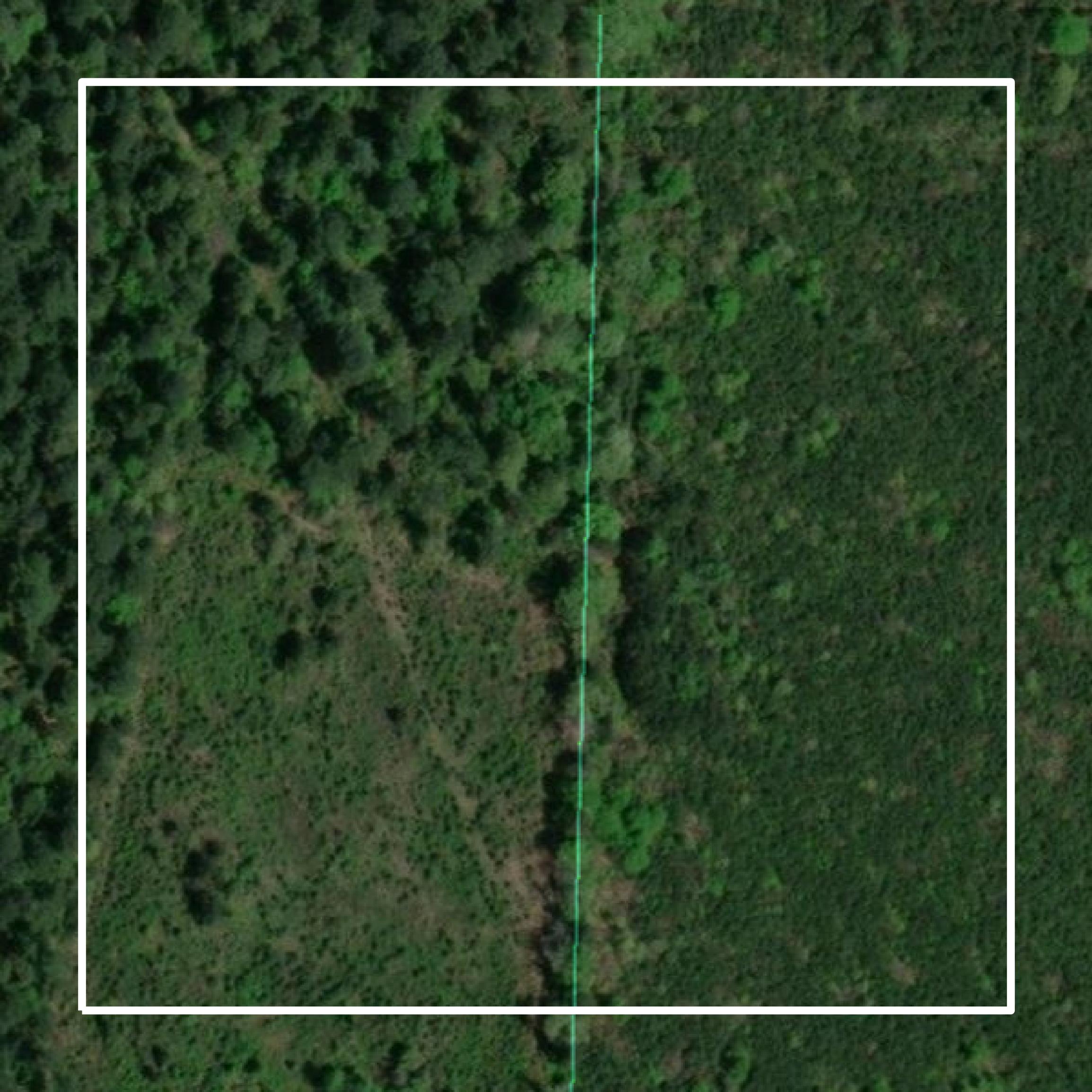 This image shows parcel and building data in Nevada County created using GIS data in Equator.