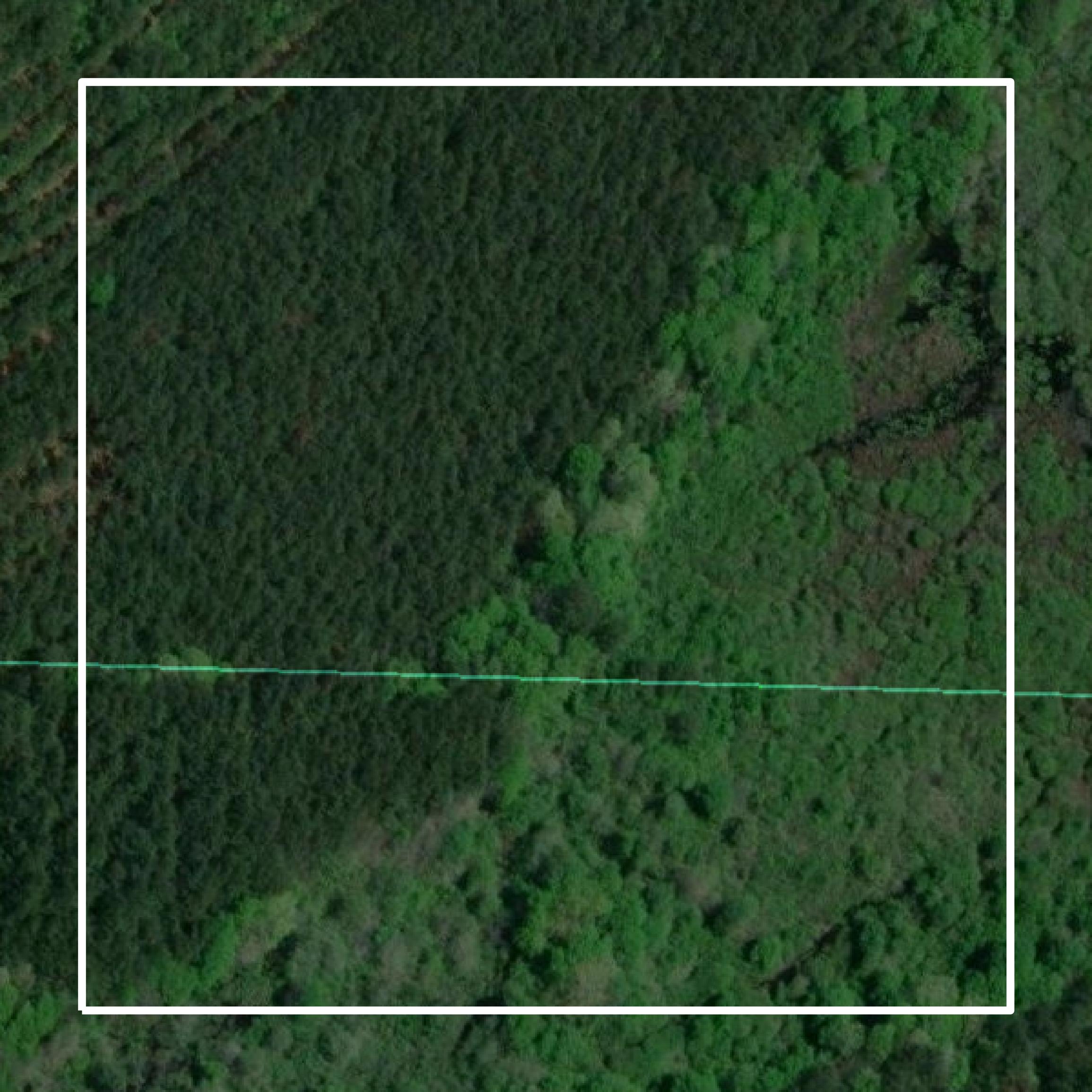 This image shows parcel and building data in Nevada County created using GIS data in Equator.