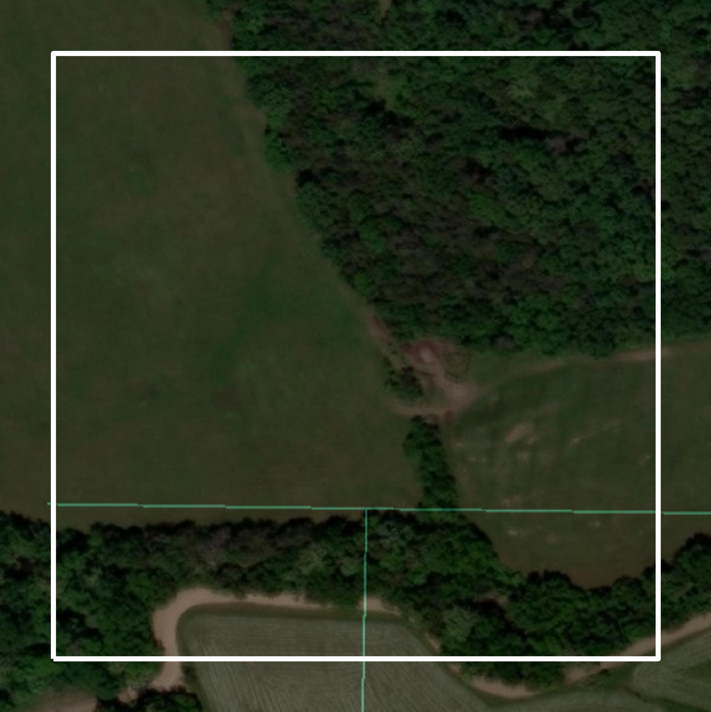 This image shows parcel and building data in Newton County created using GIS data in Equator.