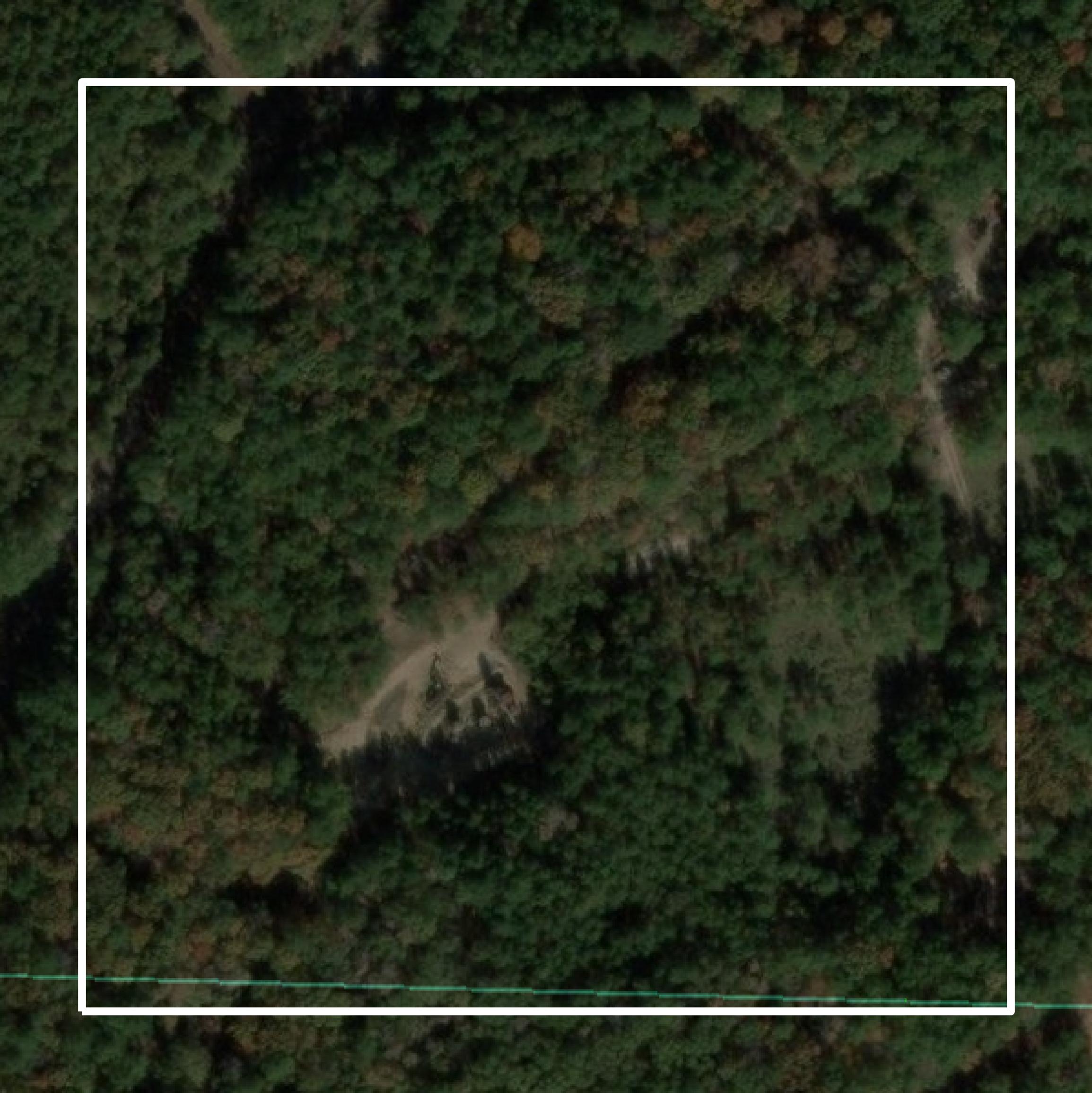 This image shows parcel and building data in Ouachita County created using GIS data in Equator.