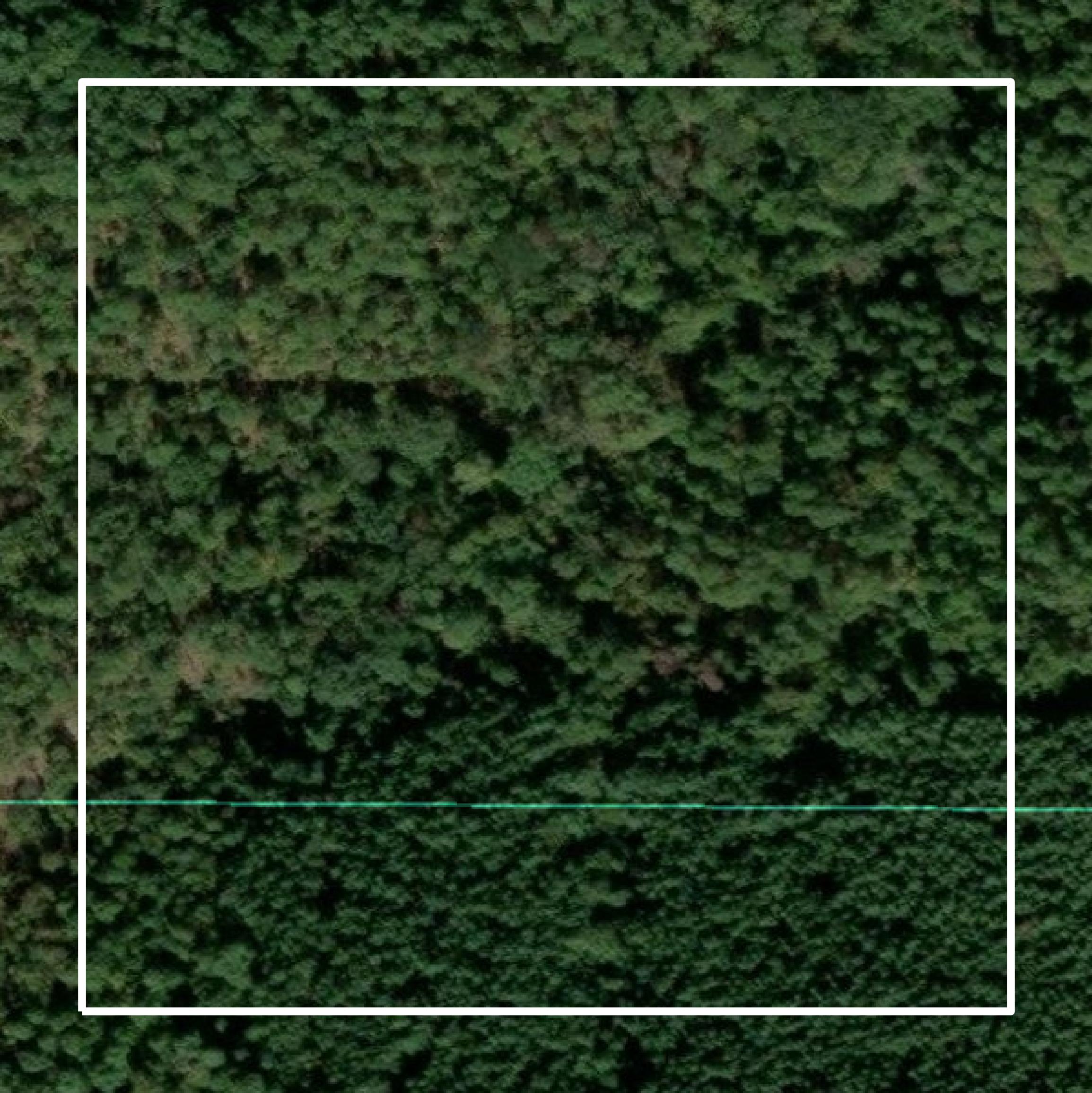 This image shows parcel and building data in Perry County created using GIS data in Equator.
