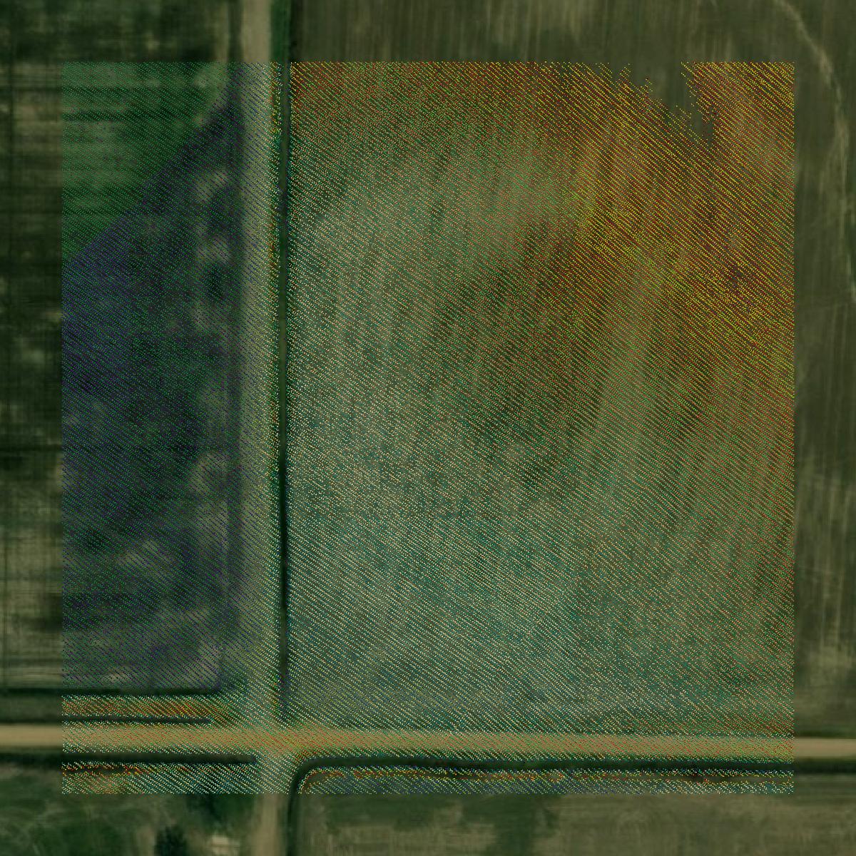 This image shows a LiDAR point cloud in Phillips County created using GIS data in Equator.