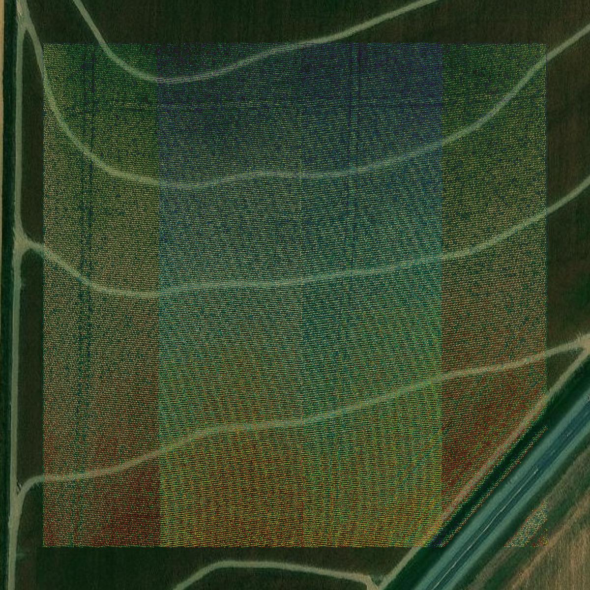 This image shows a LiDAR point cloud in Poinsett County created using GIS data in Equator.