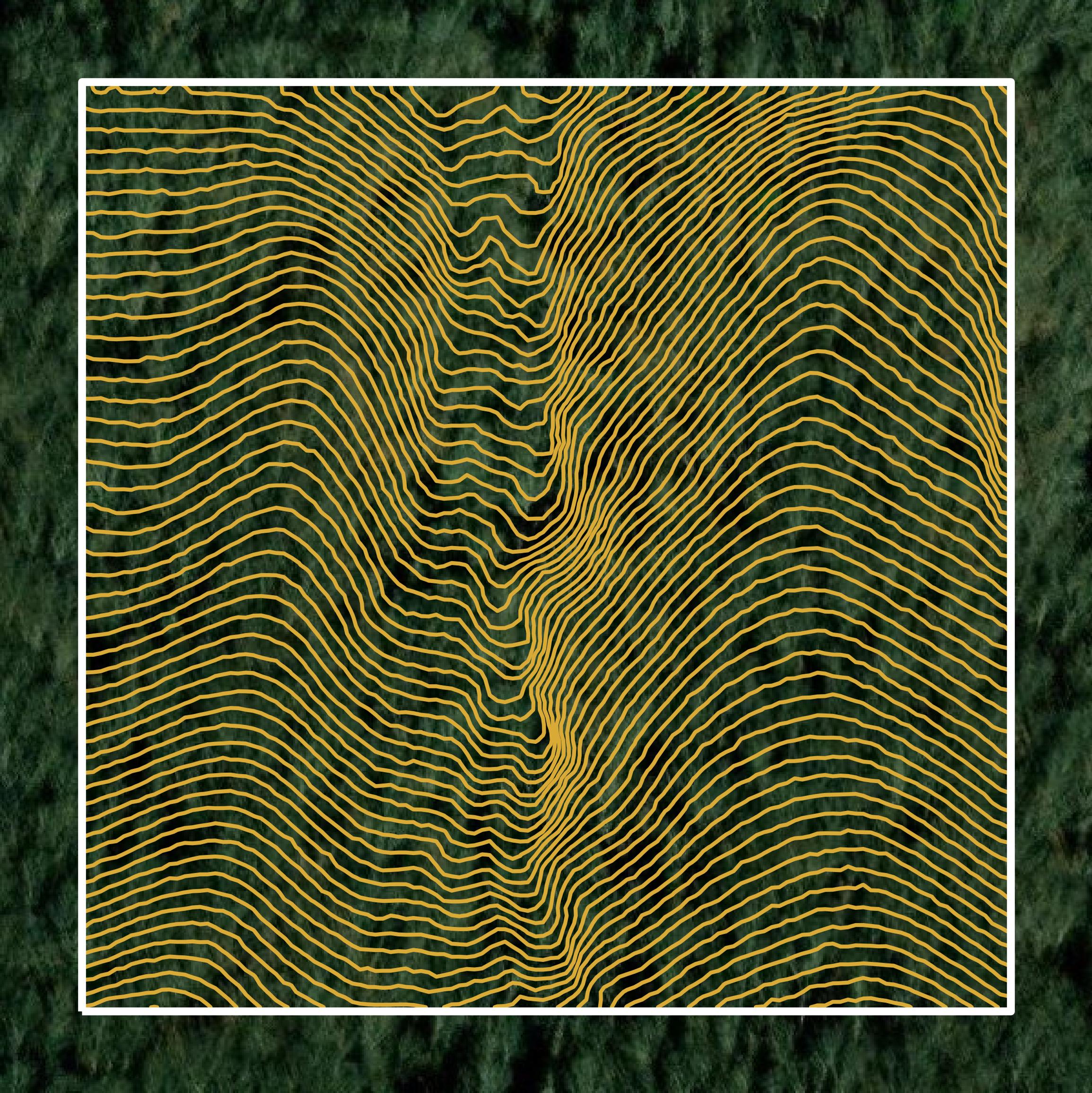 This image shows a contour map in Polk County created using GIS data in Equator.