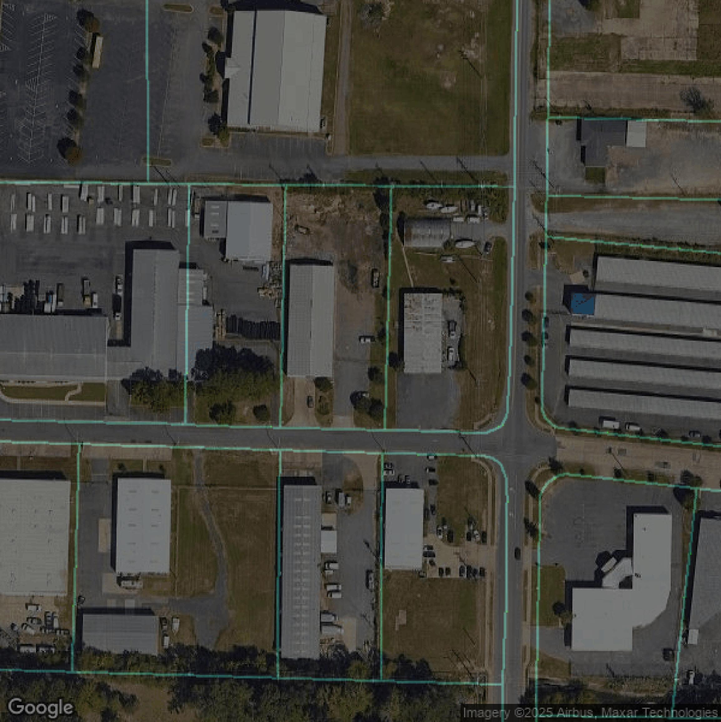This image shows parcel data in Pulaski County created using GIS data in Equator.