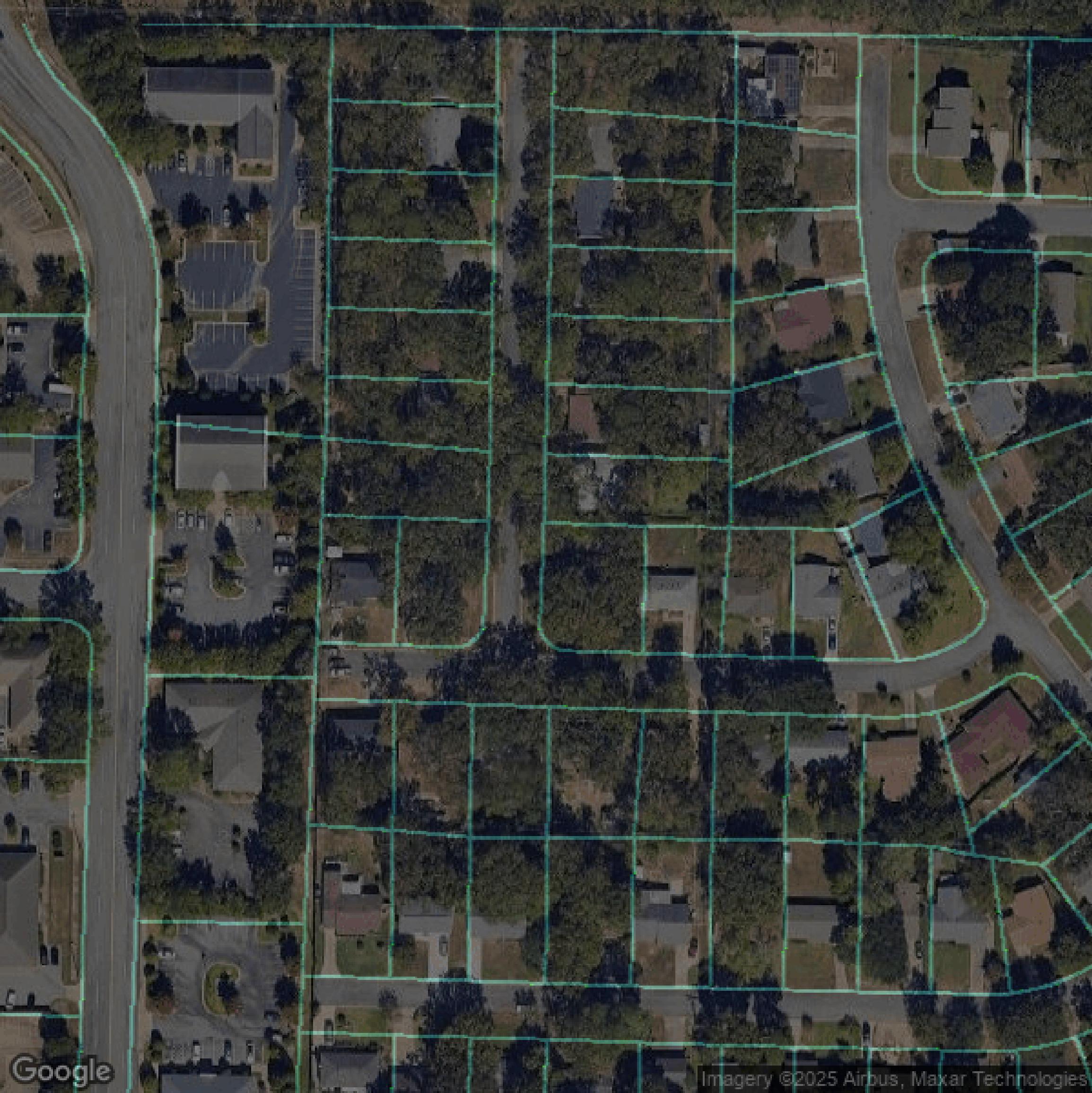 This image shows parcel data in Pulaski County created using GIS data in Equator.