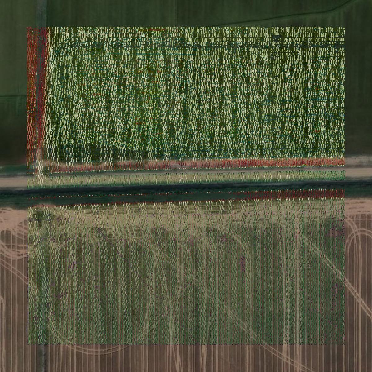 This image shows a LiDAR point cloud in Randolph County created using GIS data in Equator.