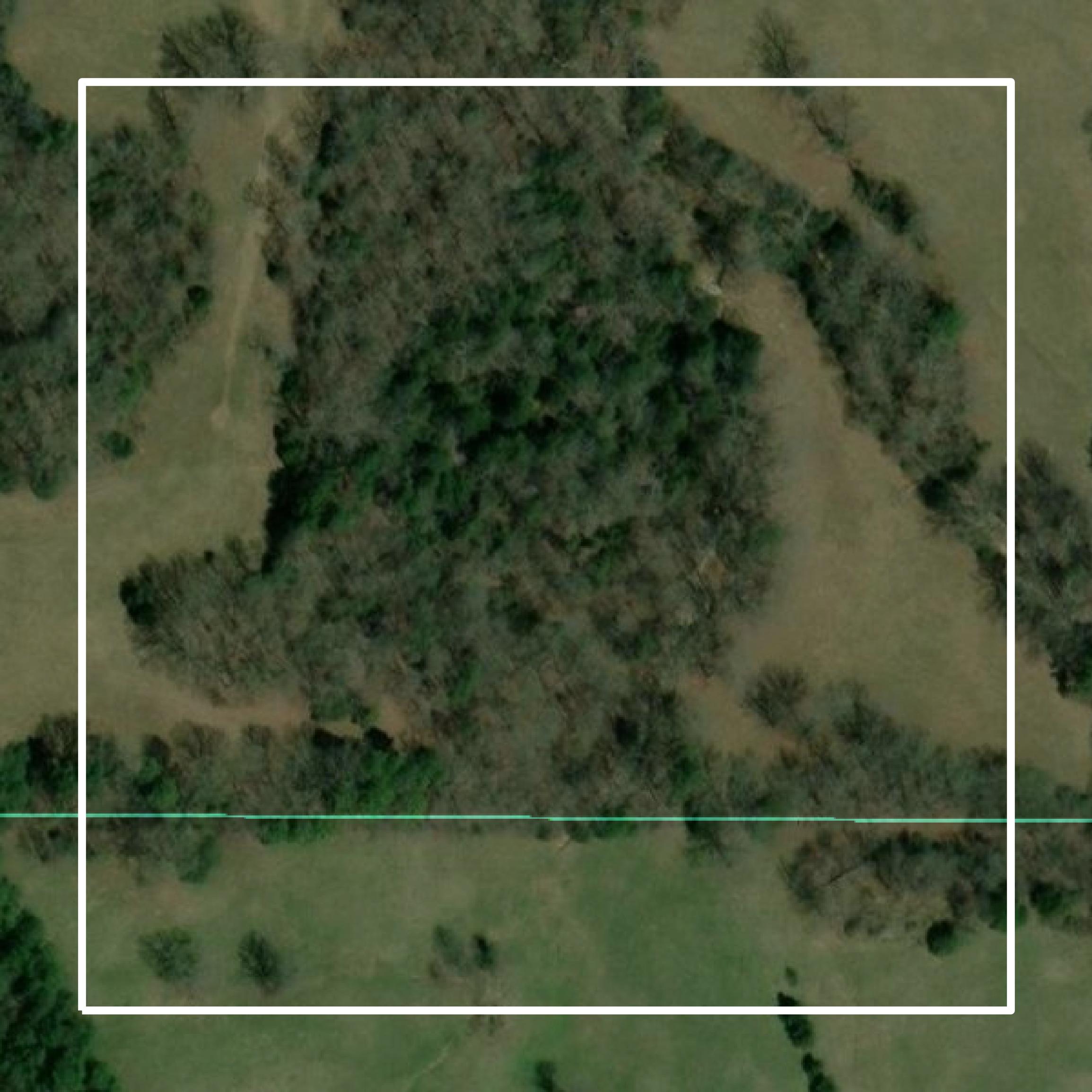 This image shows parcel and building data in Sharp County created using GIS data in Equator.