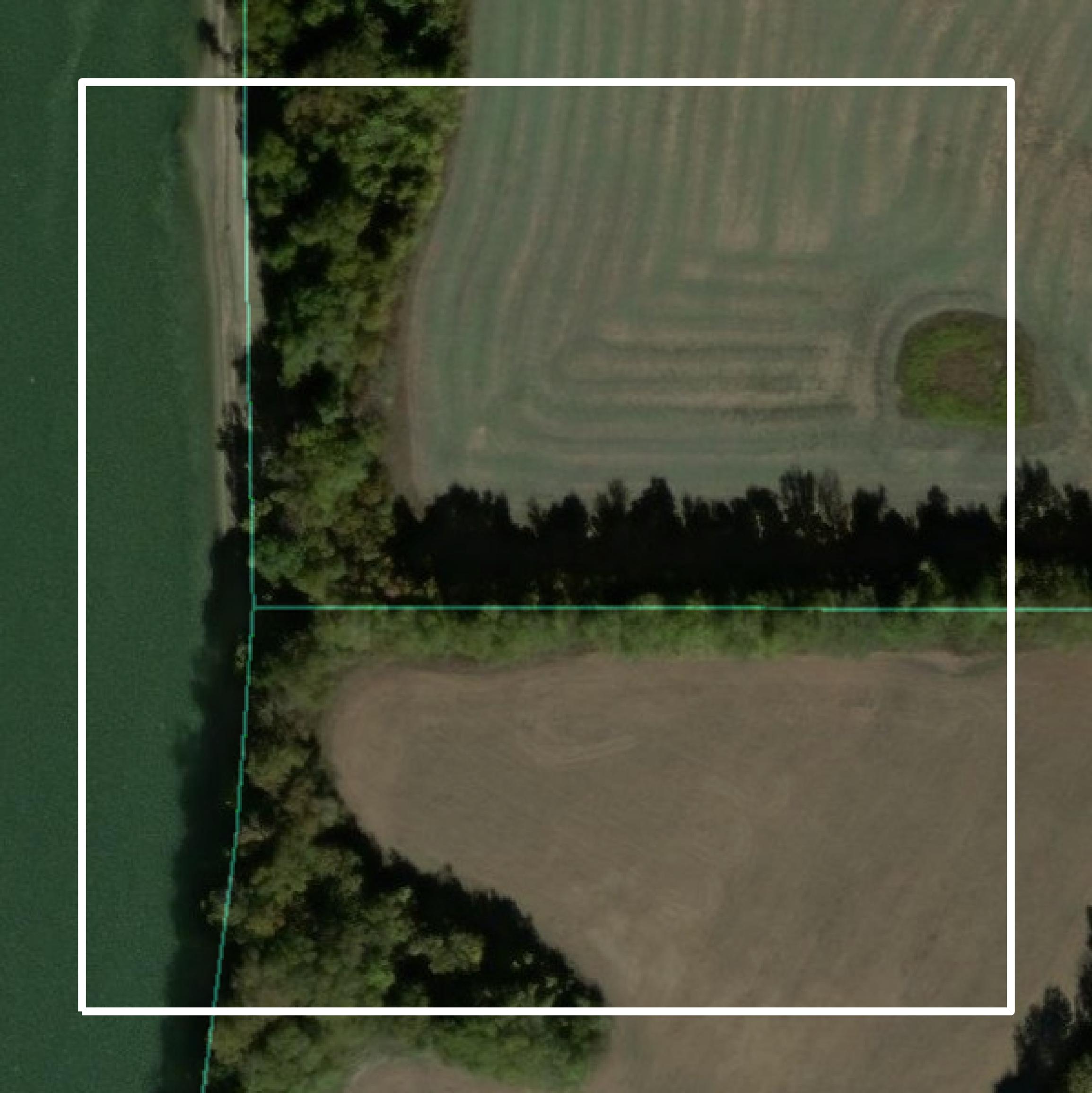 This image shows parcel and building data in Woodruff County created using GIS data in Equator.