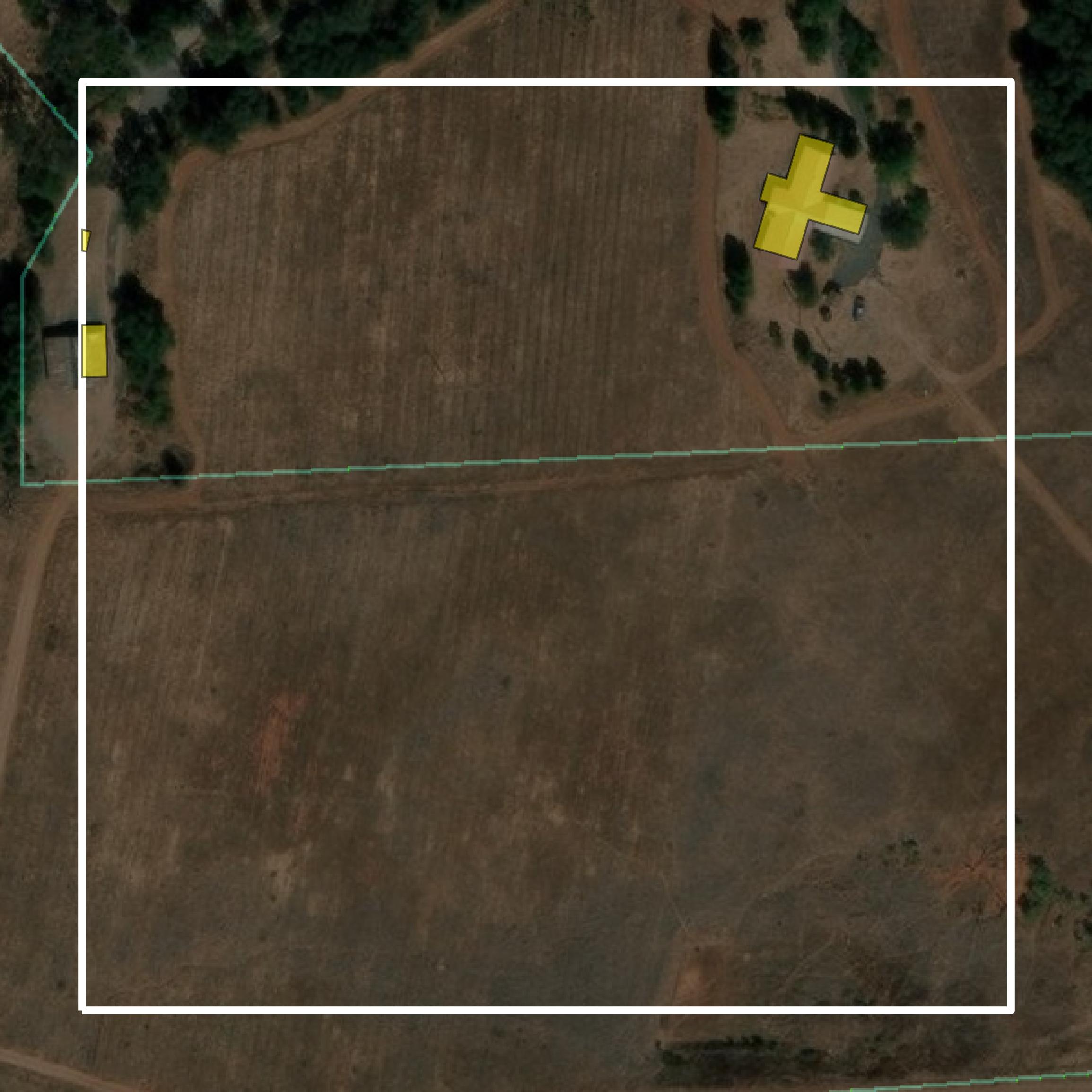 This image shows parcel and building data in Amador County created using GIS data in Equator.