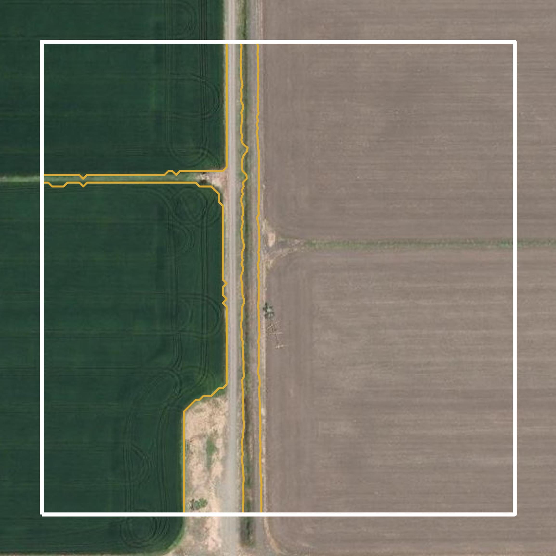This image shows a contour map in Butte County created using GIS data in Equator.
